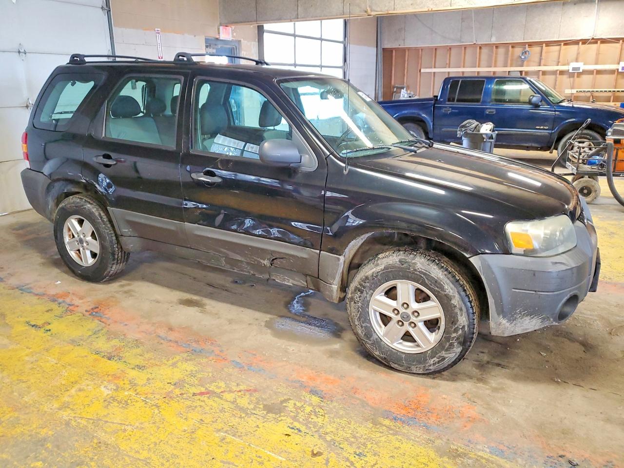 2007 Ford Escape Xls Black vin: 1FMYU02Z27KA85145
