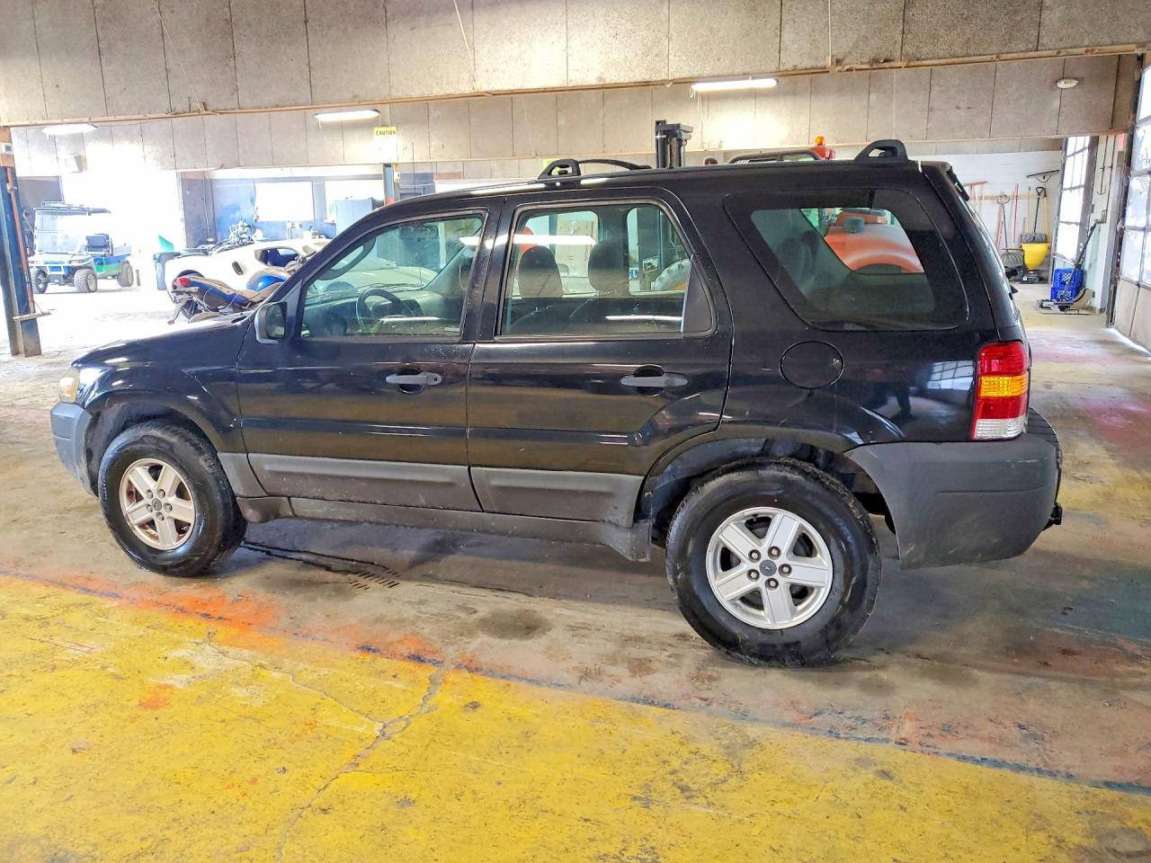 2007 Ford Escape Xls Black vin: 1FMYU02Z27KA85145