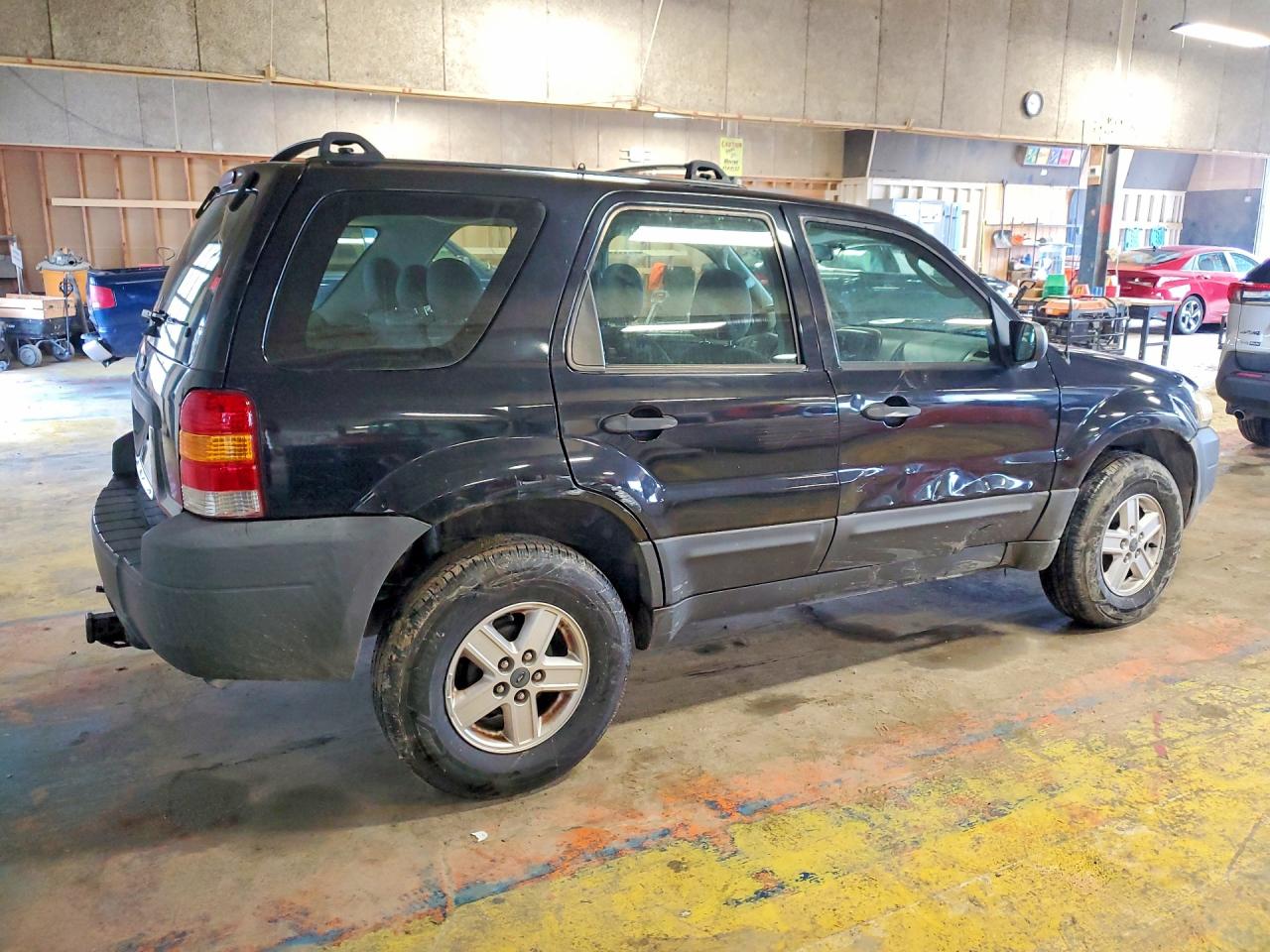 2007 Ford Escape Xls Black vin: 1FMYU02Z27KA85145