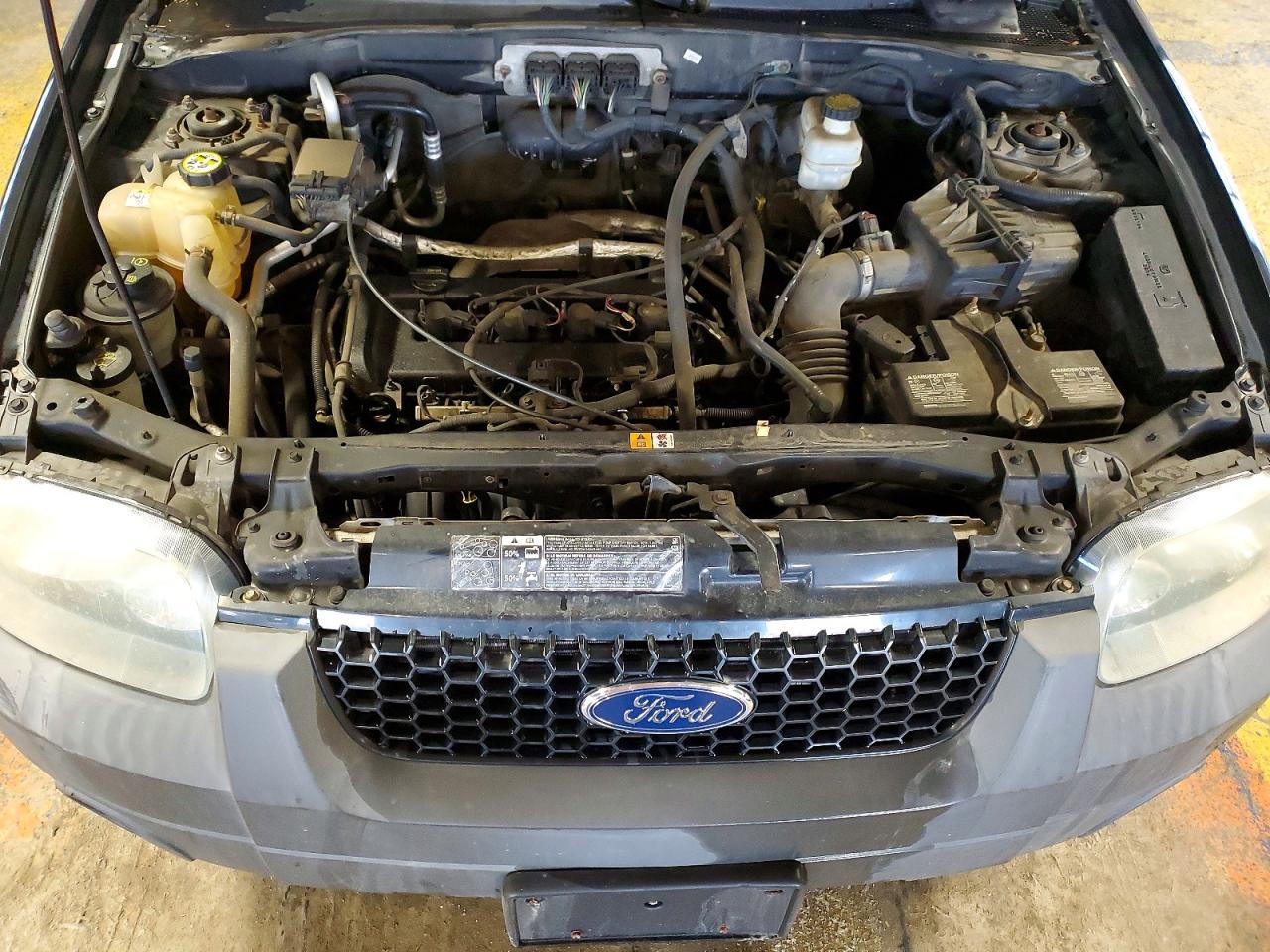 2007 Ford Escape Xls Black vin: 1FMYU02Z27KA85145