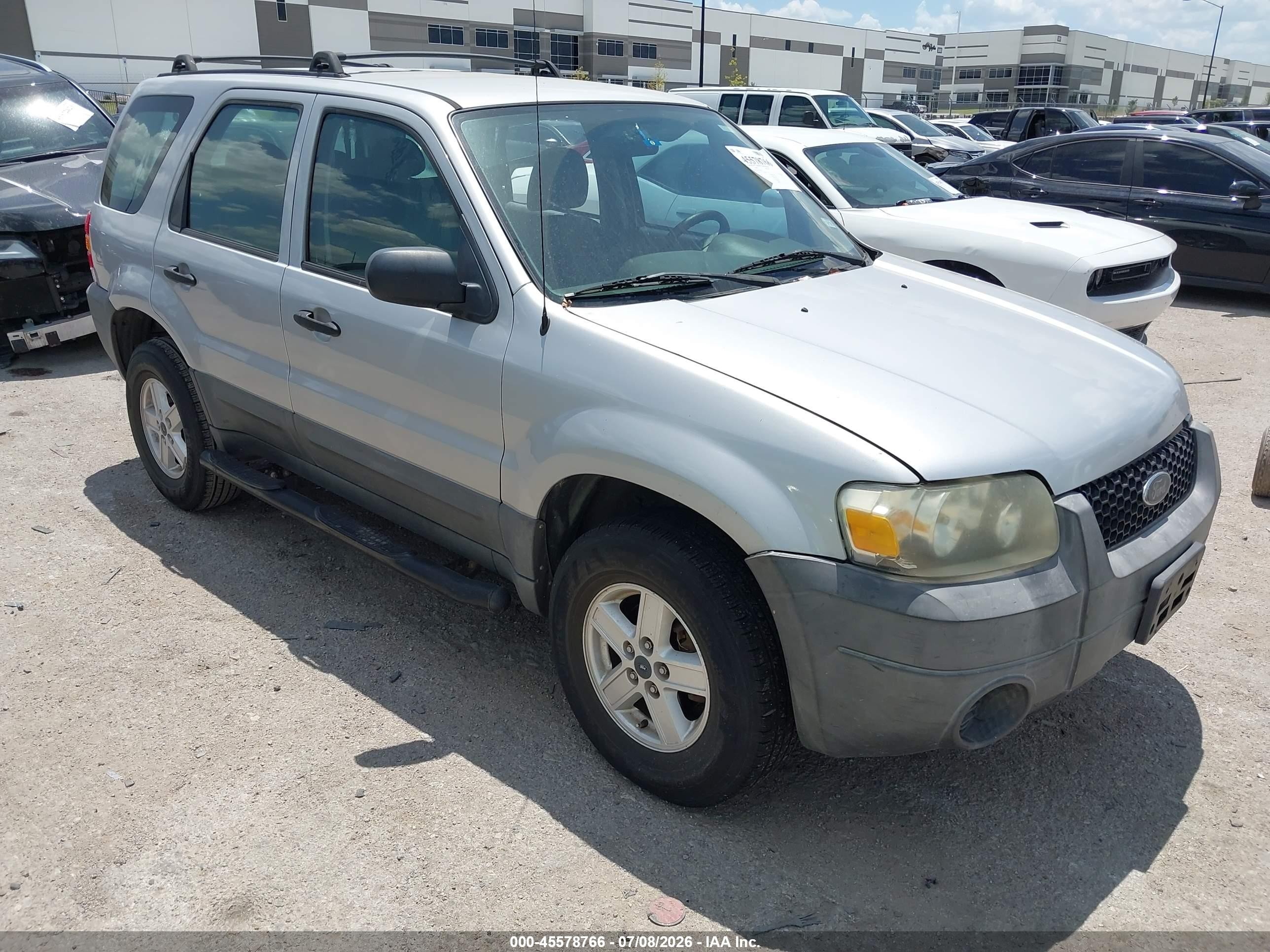 2006 Ford Escape Xls/xls Manual Silver vin: 1FMYU02Z36KA05706