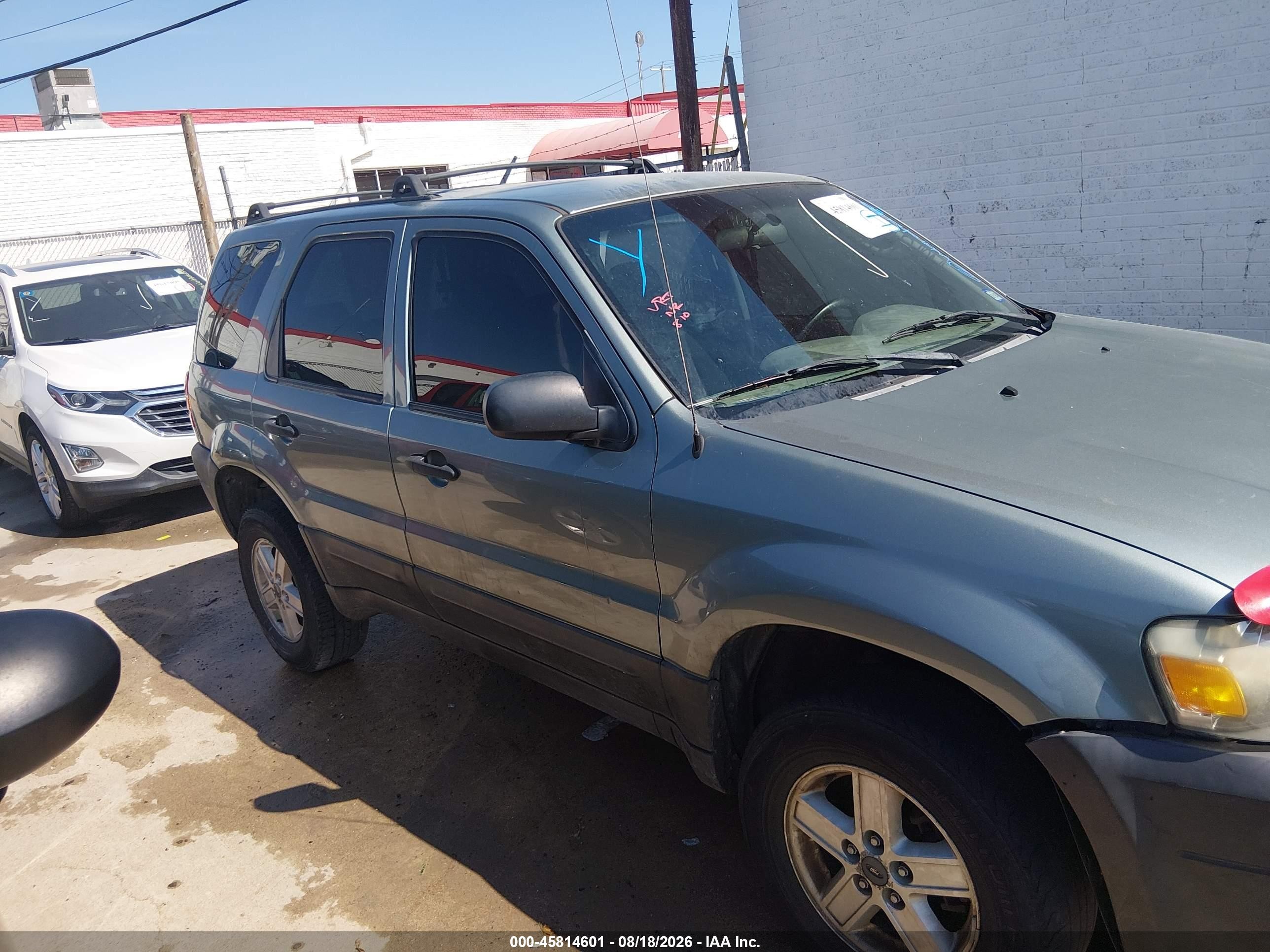2005 Ford Escape Xls Light Blue vin: 1FMYU02Z55KD75005
