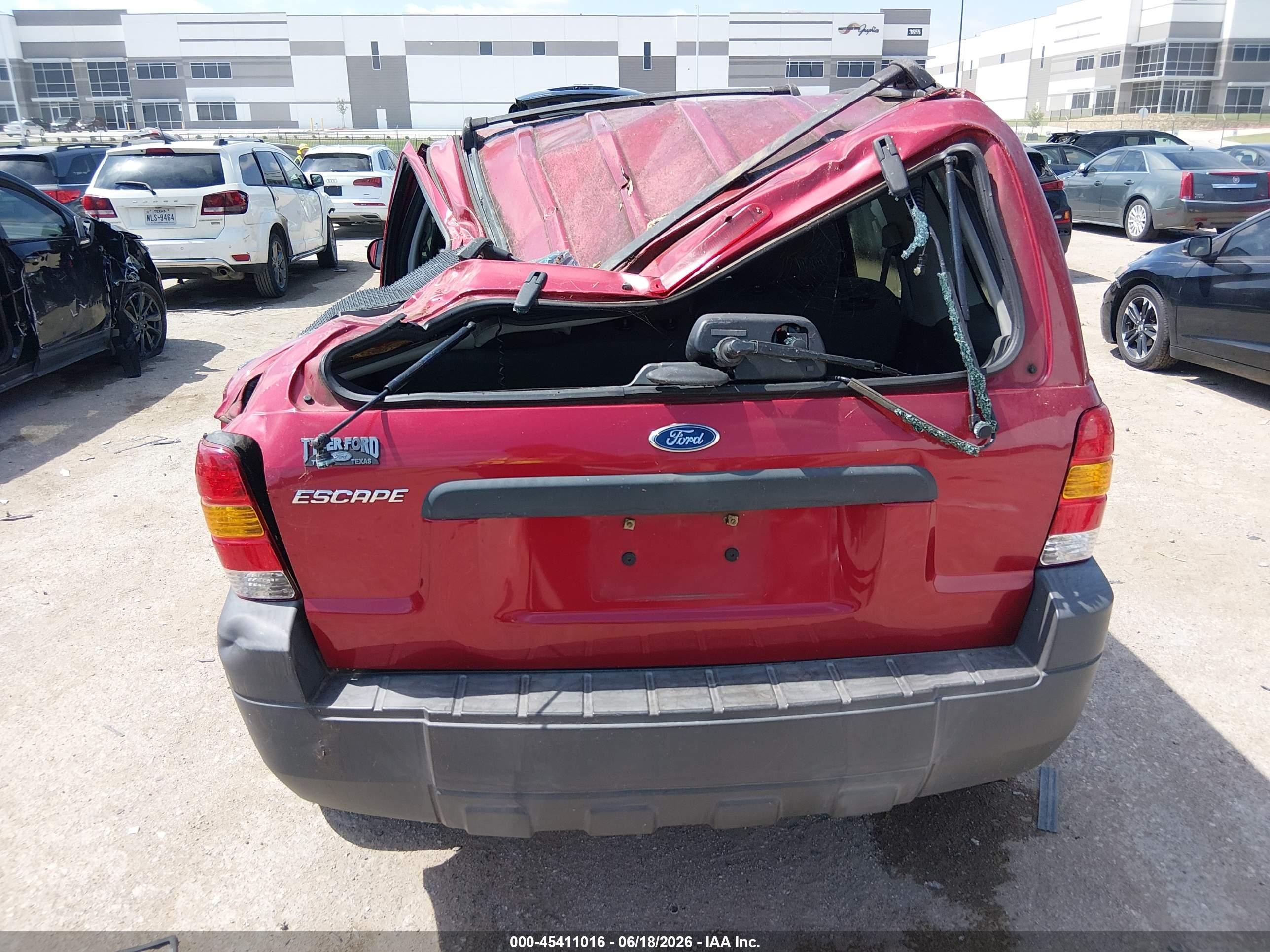 2007 Ford Escape Xls/xls Manual Red vin: 1FMYU02Z57KA02971