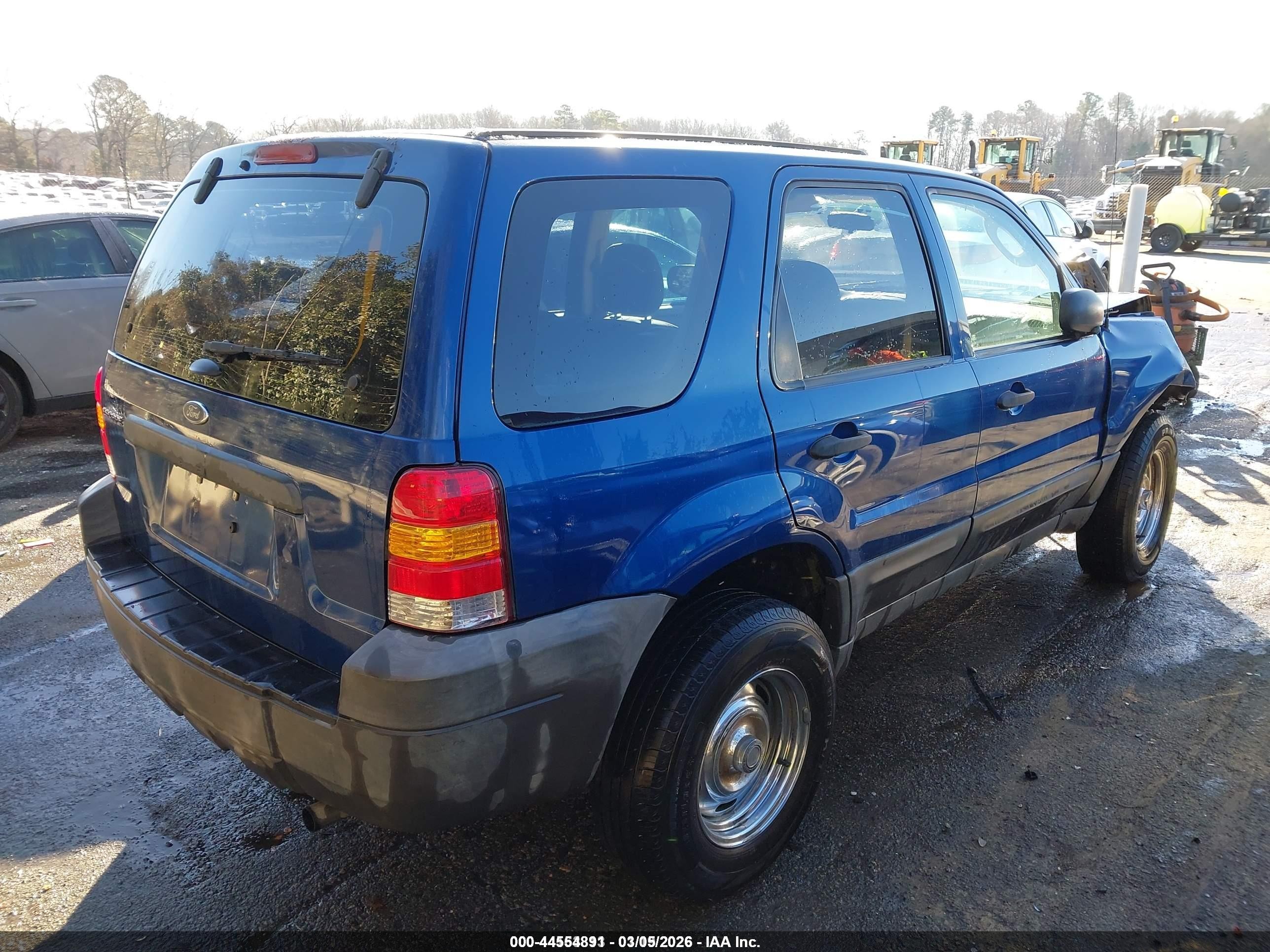 2007 Ford Escape Xls/xls Manual Blue vin: 1FMYU02Z57KB91220