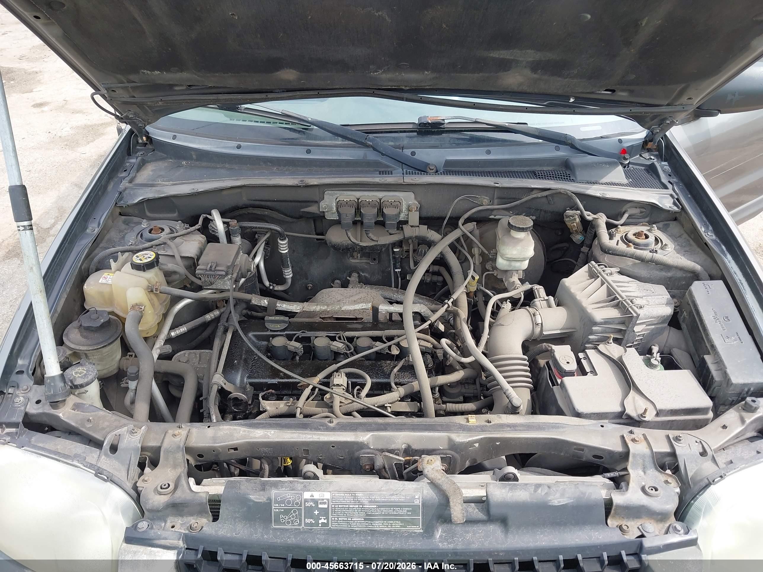 2005 Ford Escape Xls Gray vin: 1FMYU02Z65KA47897