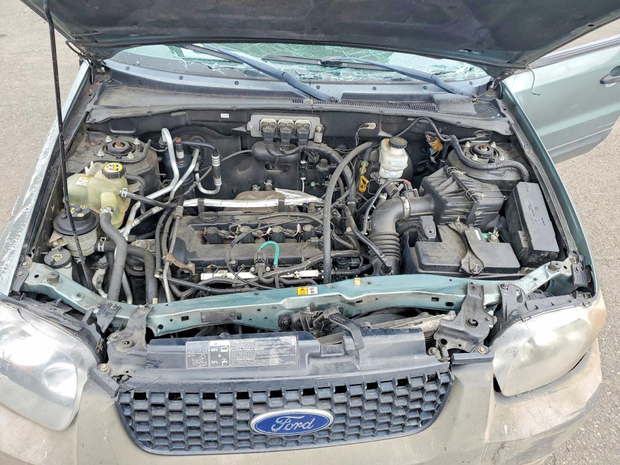 2005 Ford Escape Xls Green vin: 1FMYU02Z65KB51712