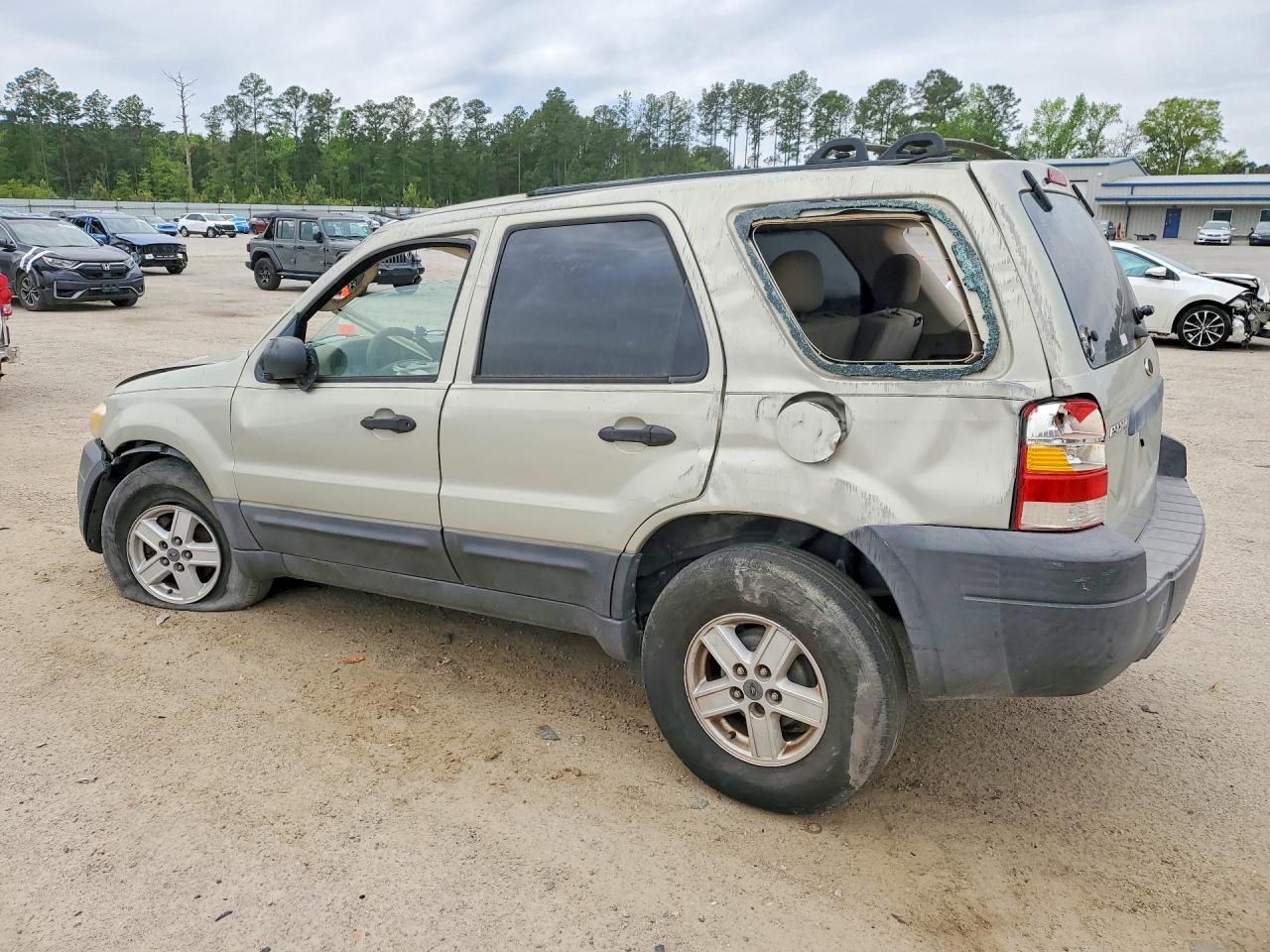 2006 Ford Escape Xls Beige vin: 1FMYU02Z66KA47268