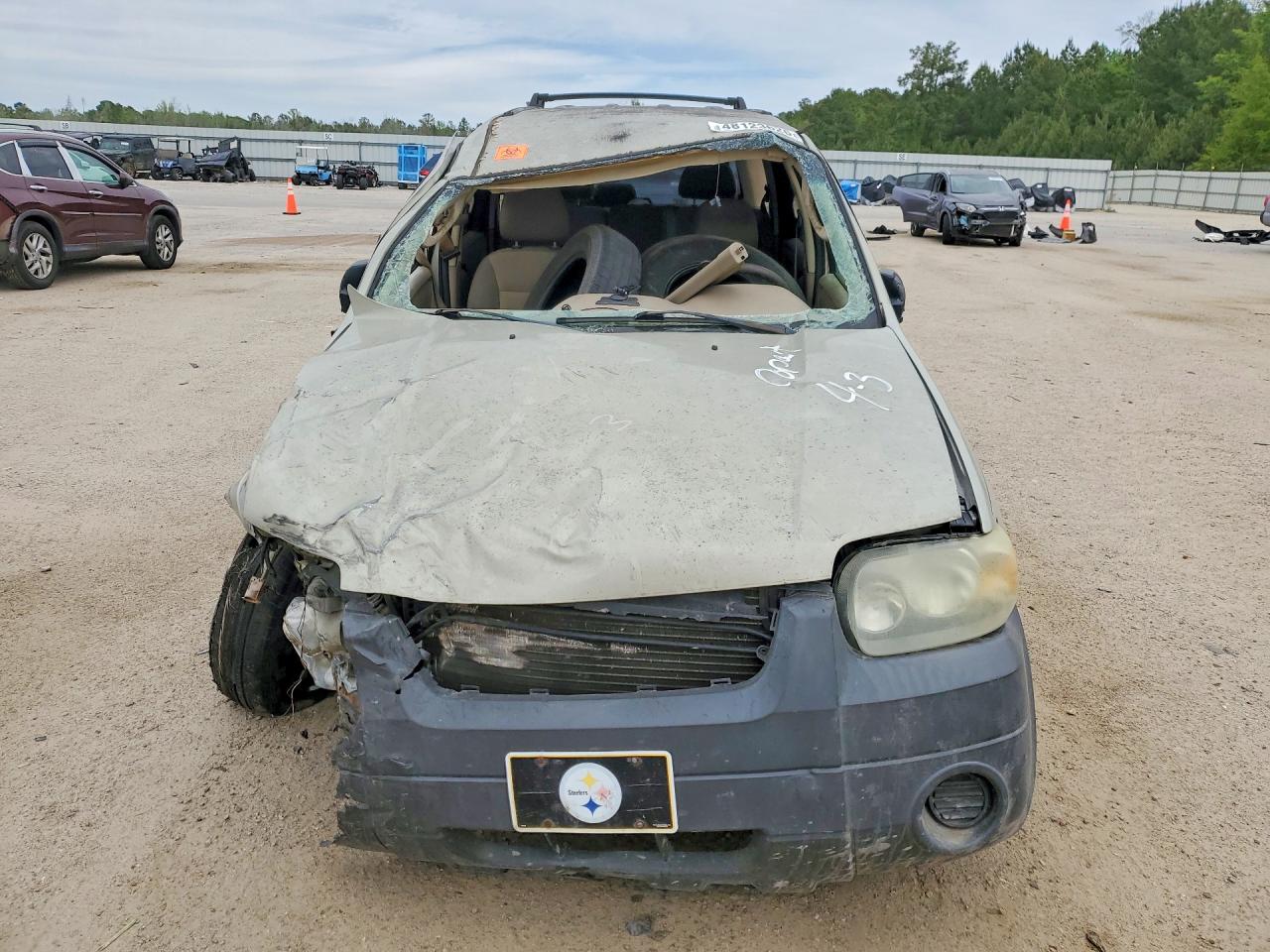 2006 Ford Escape Xls Beige vin: 1FMYU02Z66KA47268