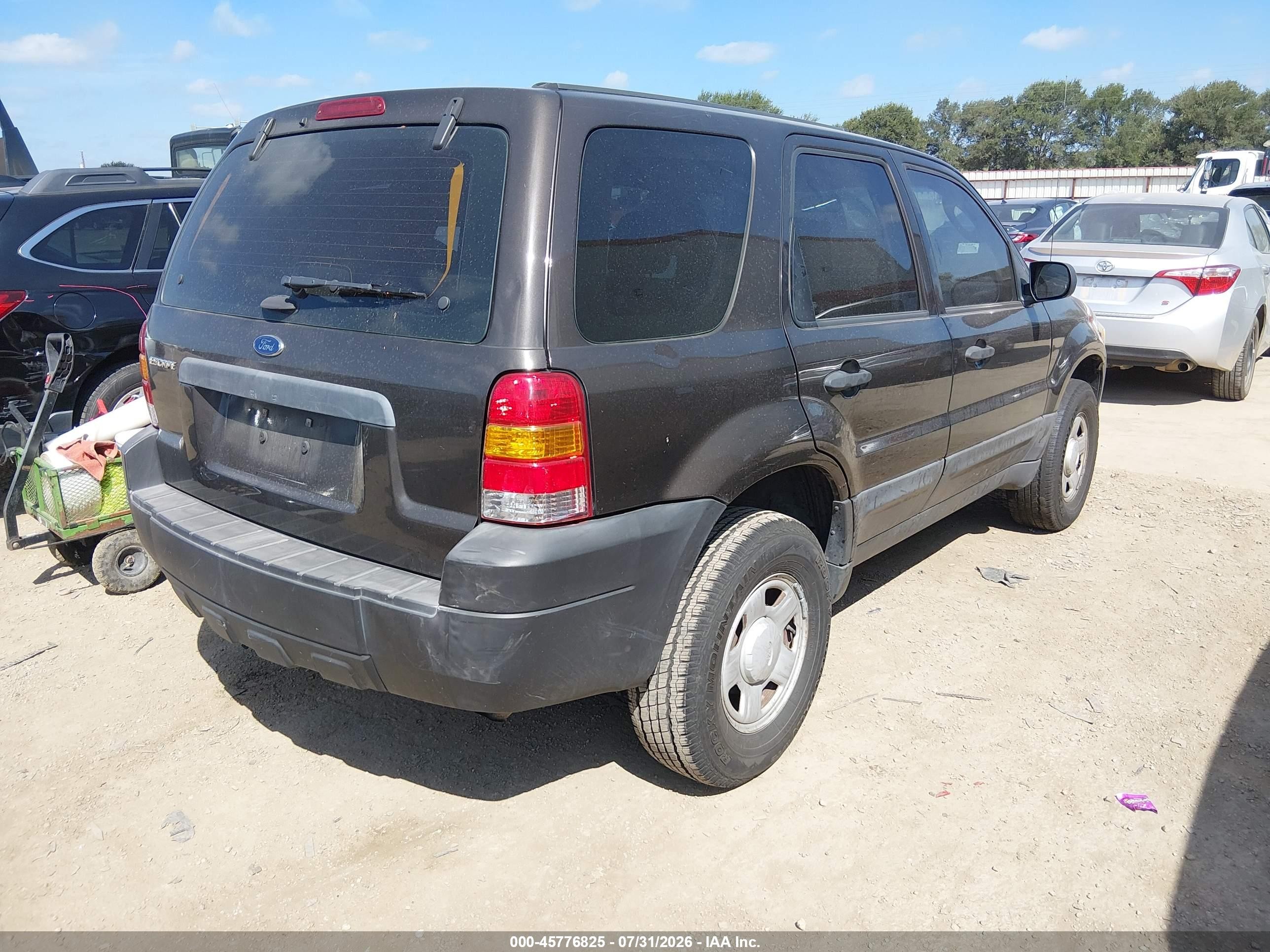 2007 Ford Escape Xls/xls Manual Brown vin: 1FMYU02Z67KB78783