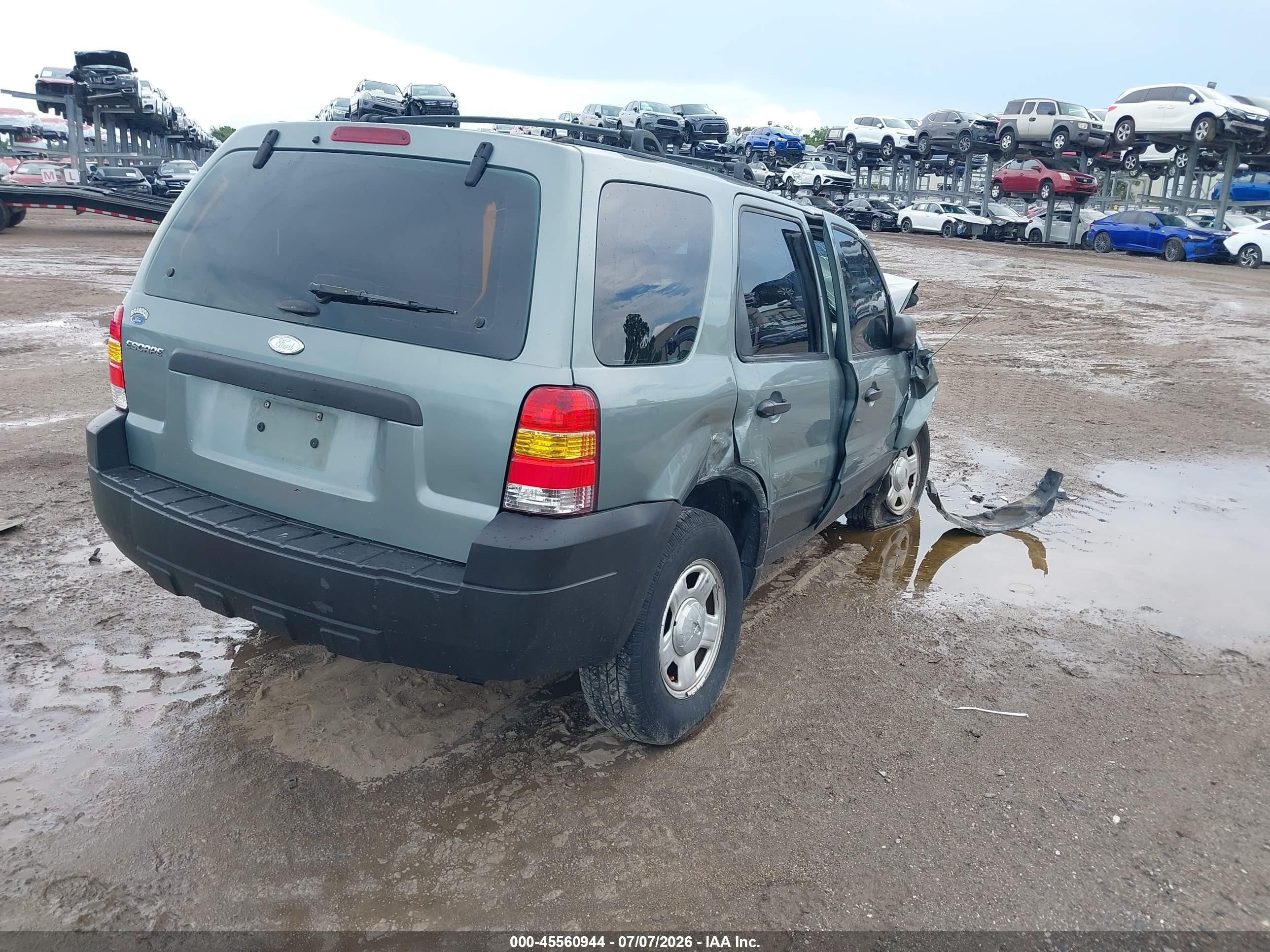 2006 Ford Escape Xls/xls Manual Green vin: 1FMYU02Z76KA57856