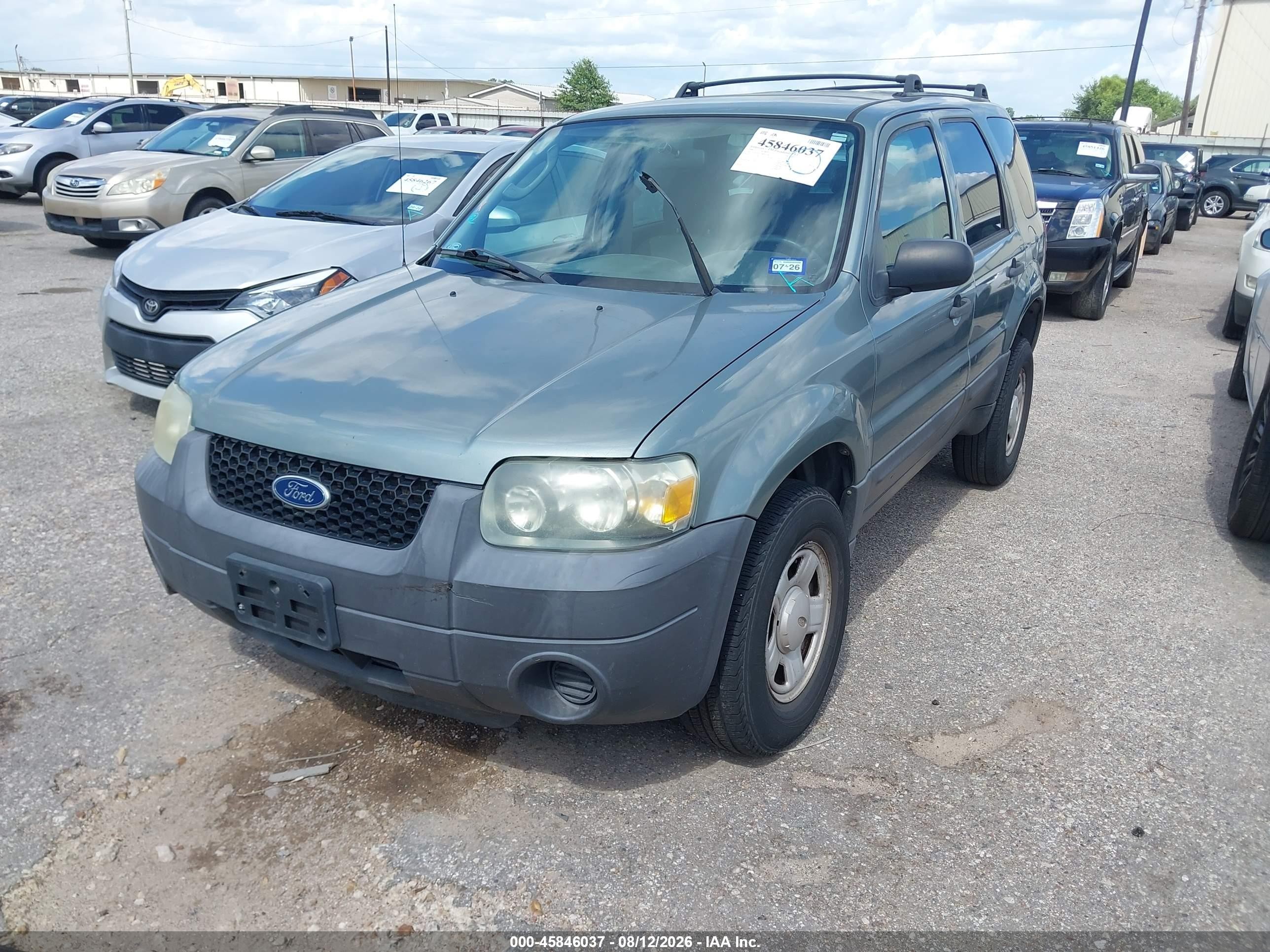 2006 Ford Escape Xls/xls Manual Teal vin: 1FMYU02Z76KD11548