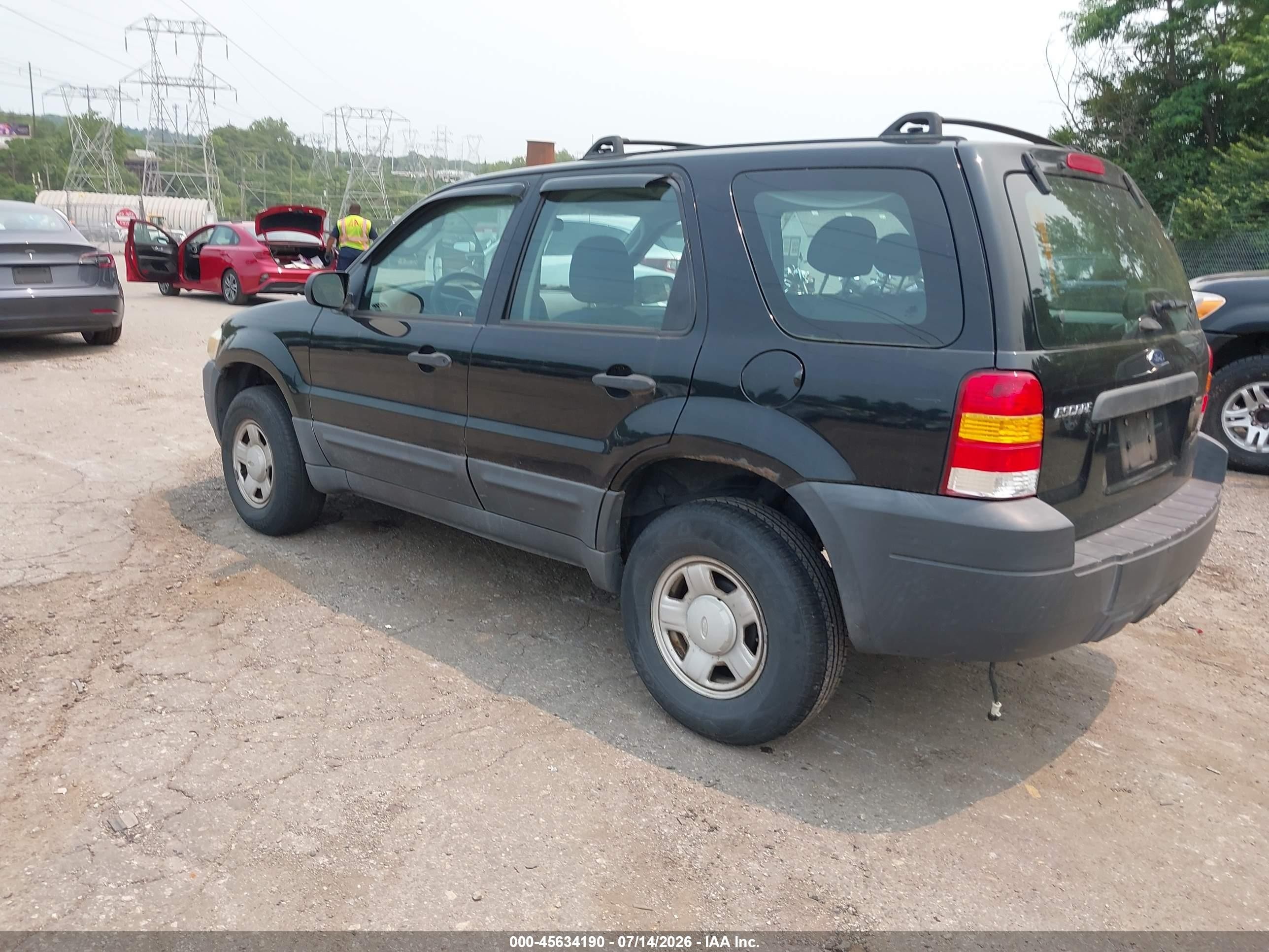 2007 Ford Escape Xls/xls Manual Черный vin: 1FMYU02Z77KB99500