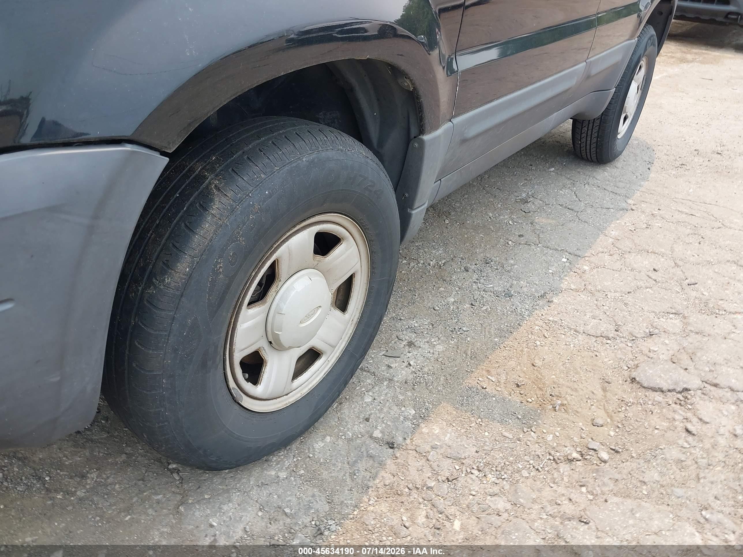 2007 Ford Escape Xls/xls Manual Черный vin: 1FMYU02Z77KB99500