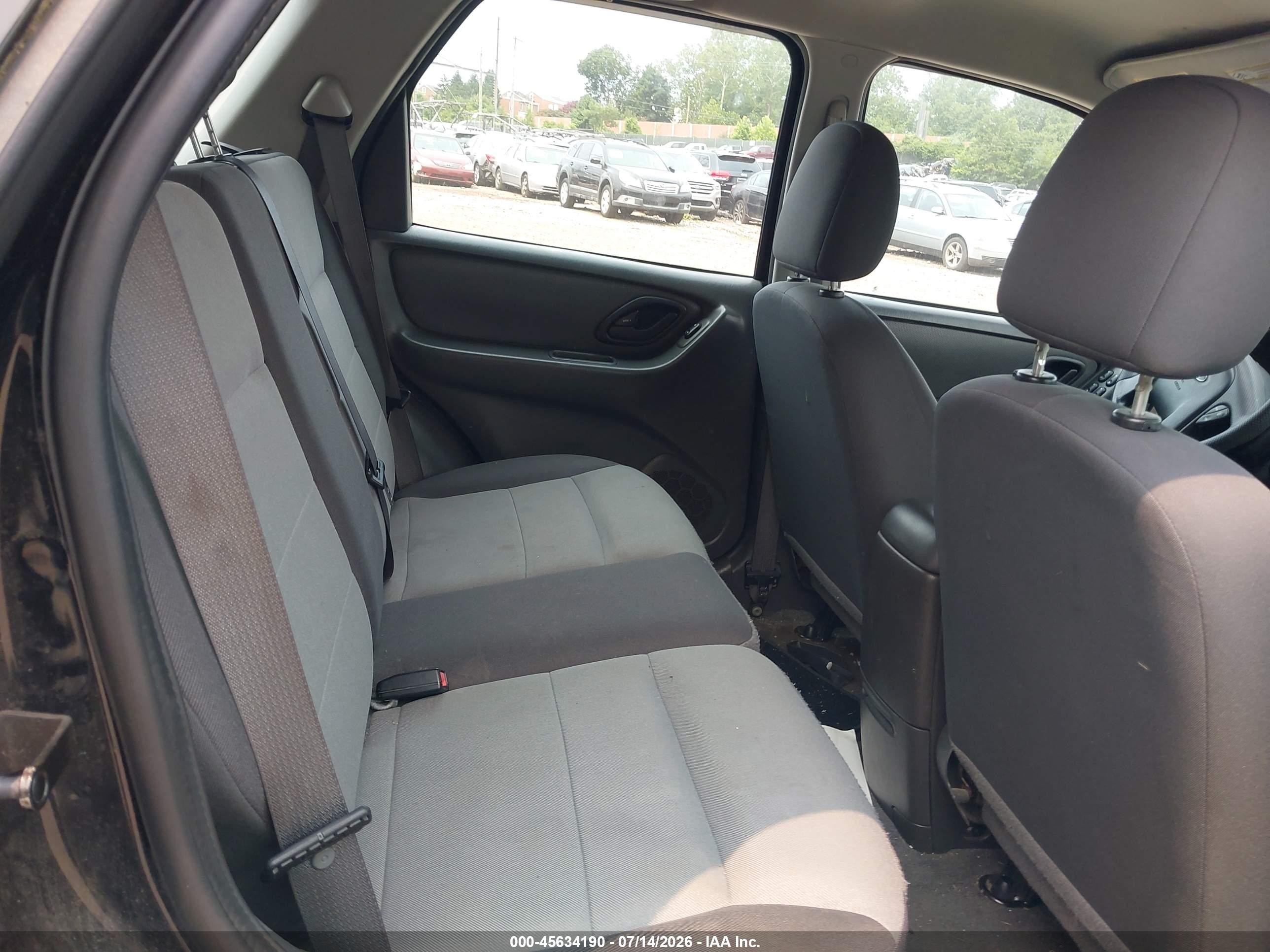2007 Ford Escape Xls/xls Manual Черный vin: 1FMYU02Z77KB99500