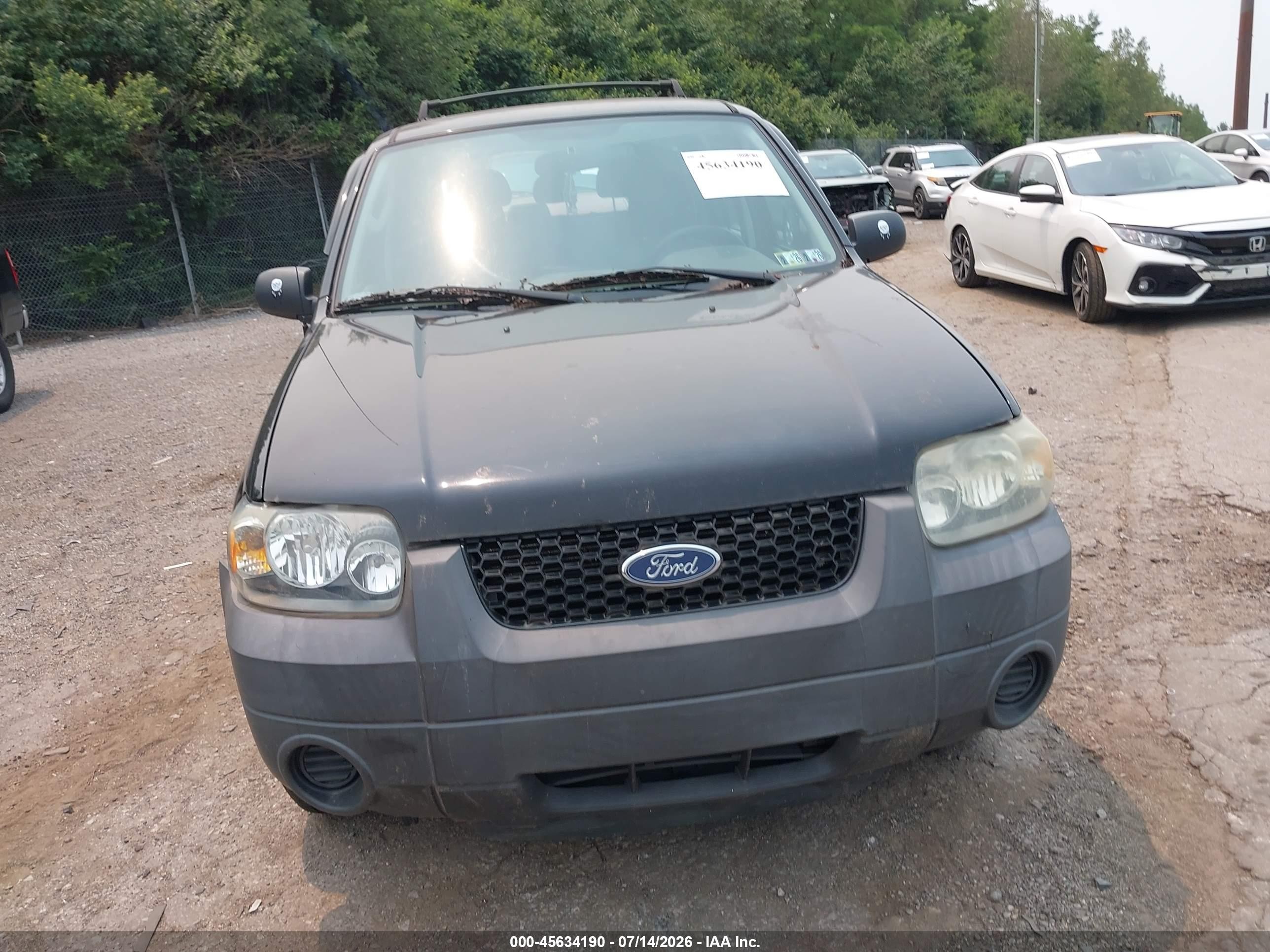 2007 Ford Escape Xls/xls Manual Черный vin: 1FMYU02Z77KB99500