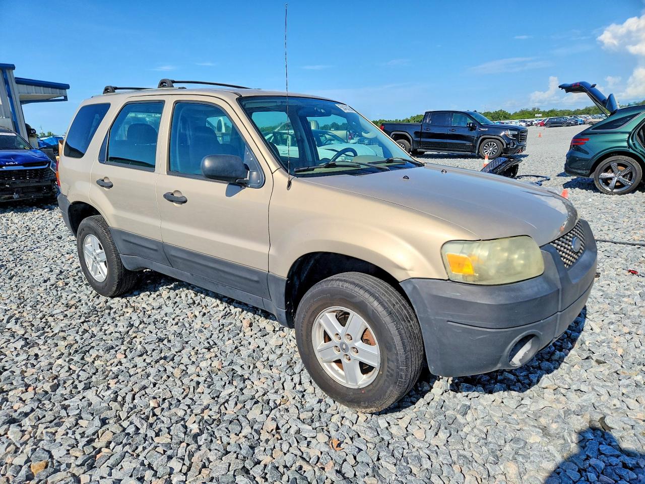 2007 Ford Escape Xls Tan vin: 1FMYU02Z87KA14998