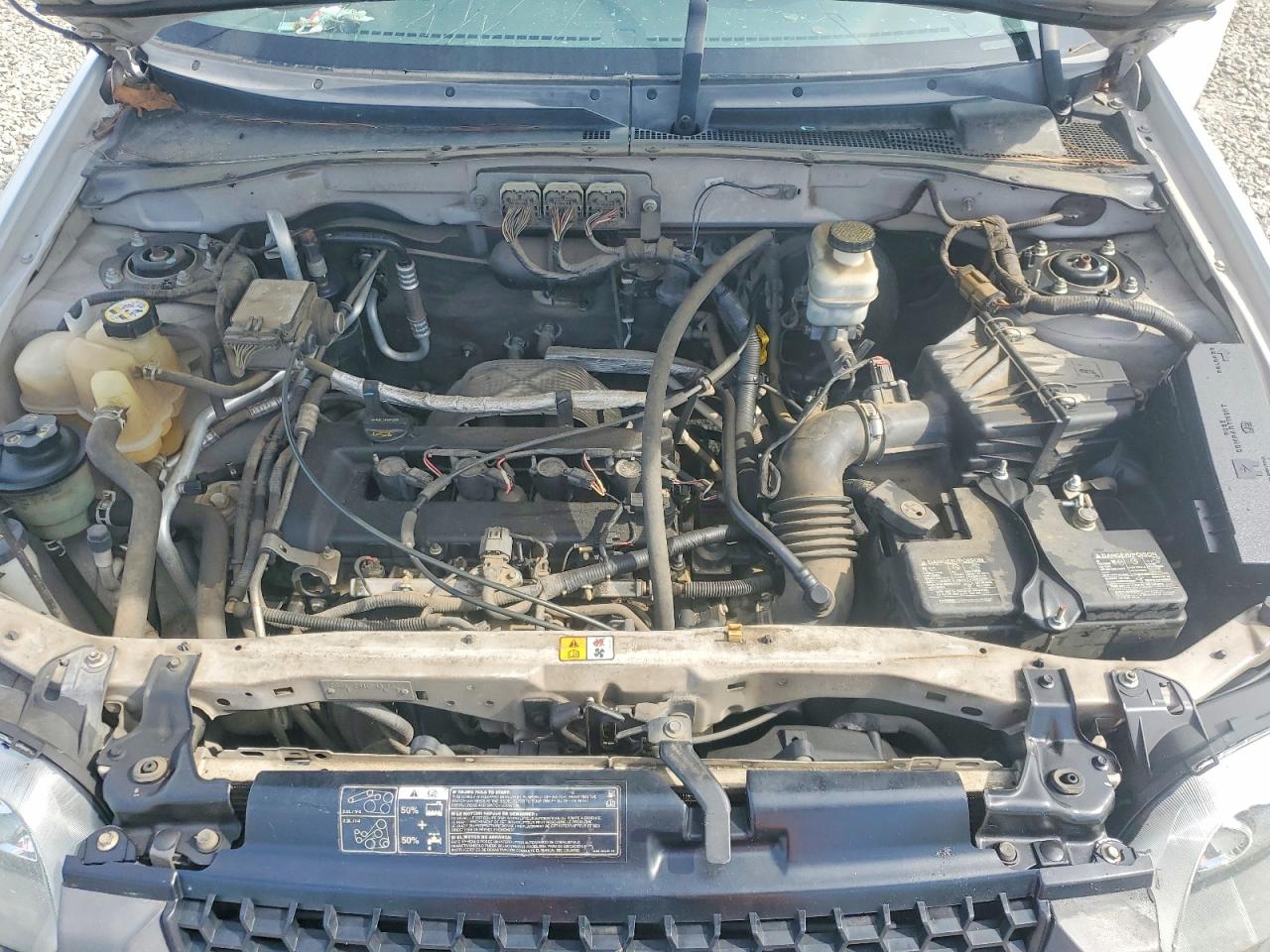 2007 Ford Escape Xls White vin: 1FMYU02Z87KA93167