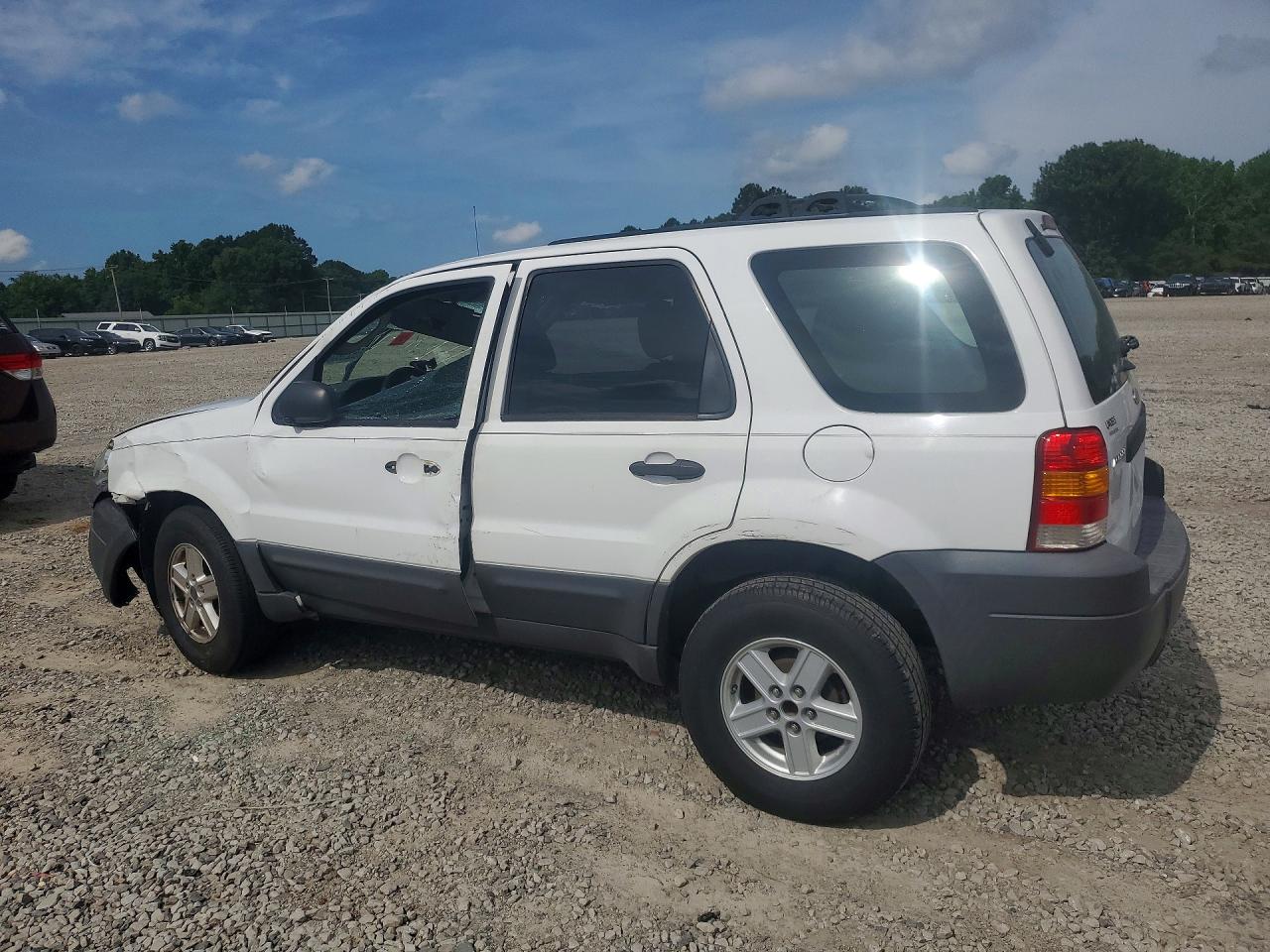 2007 Ford Escape Xls White vin: 1FMYU02Z87KA93167