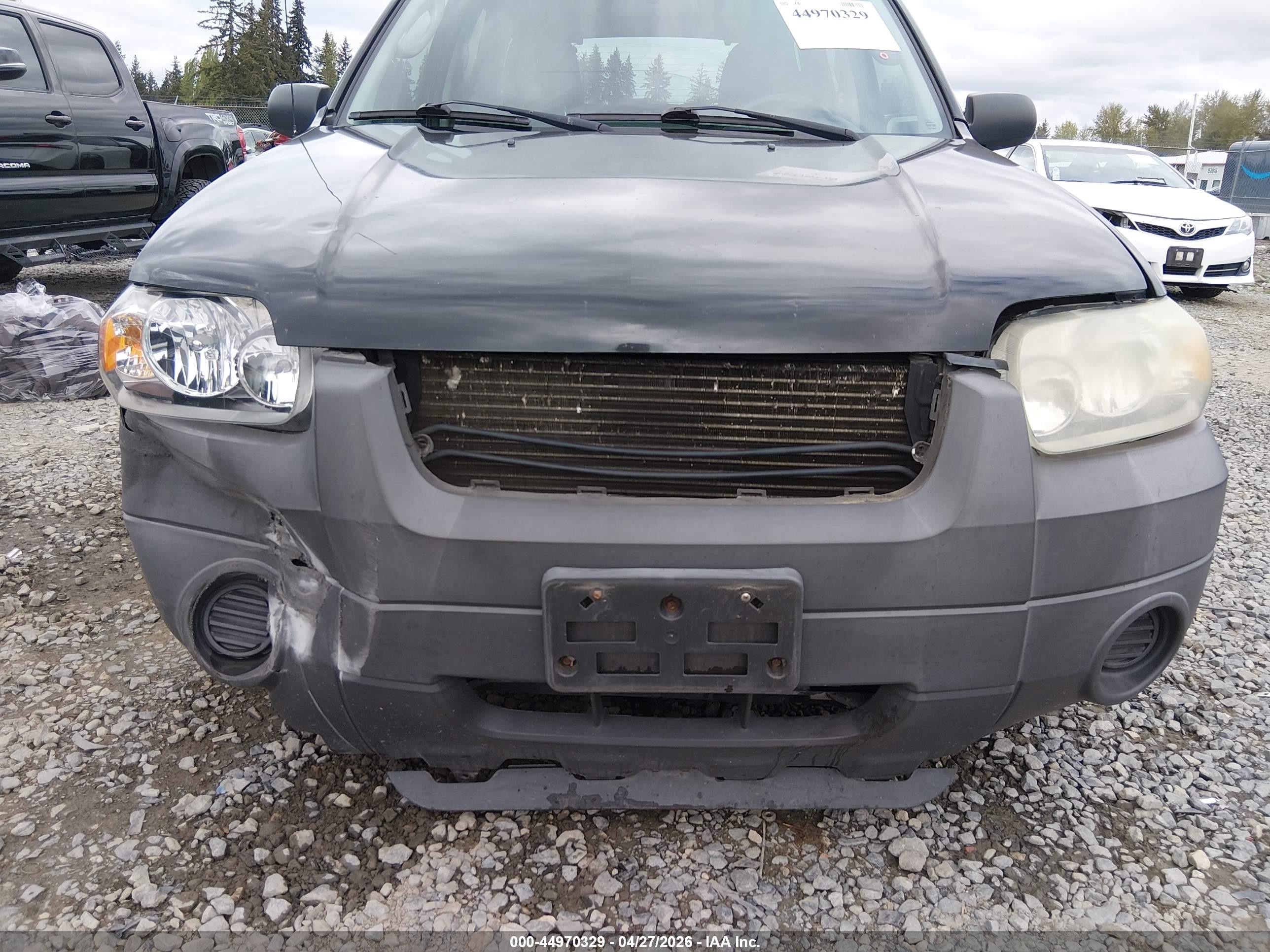2007 Ford Escape Xls/xls Manual Black vin: 1FMYU02Z87KB34820