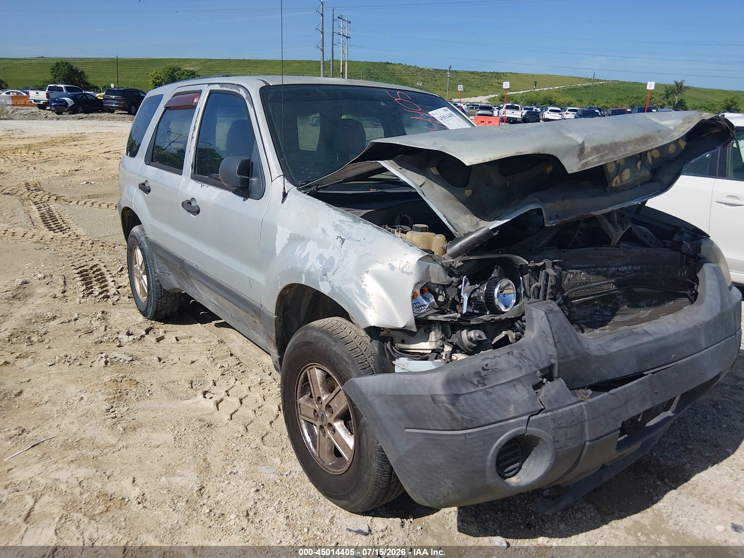 2006 Ford Escape Xls/xls Manual Gray vin: 1FMYU02Z96KA24714