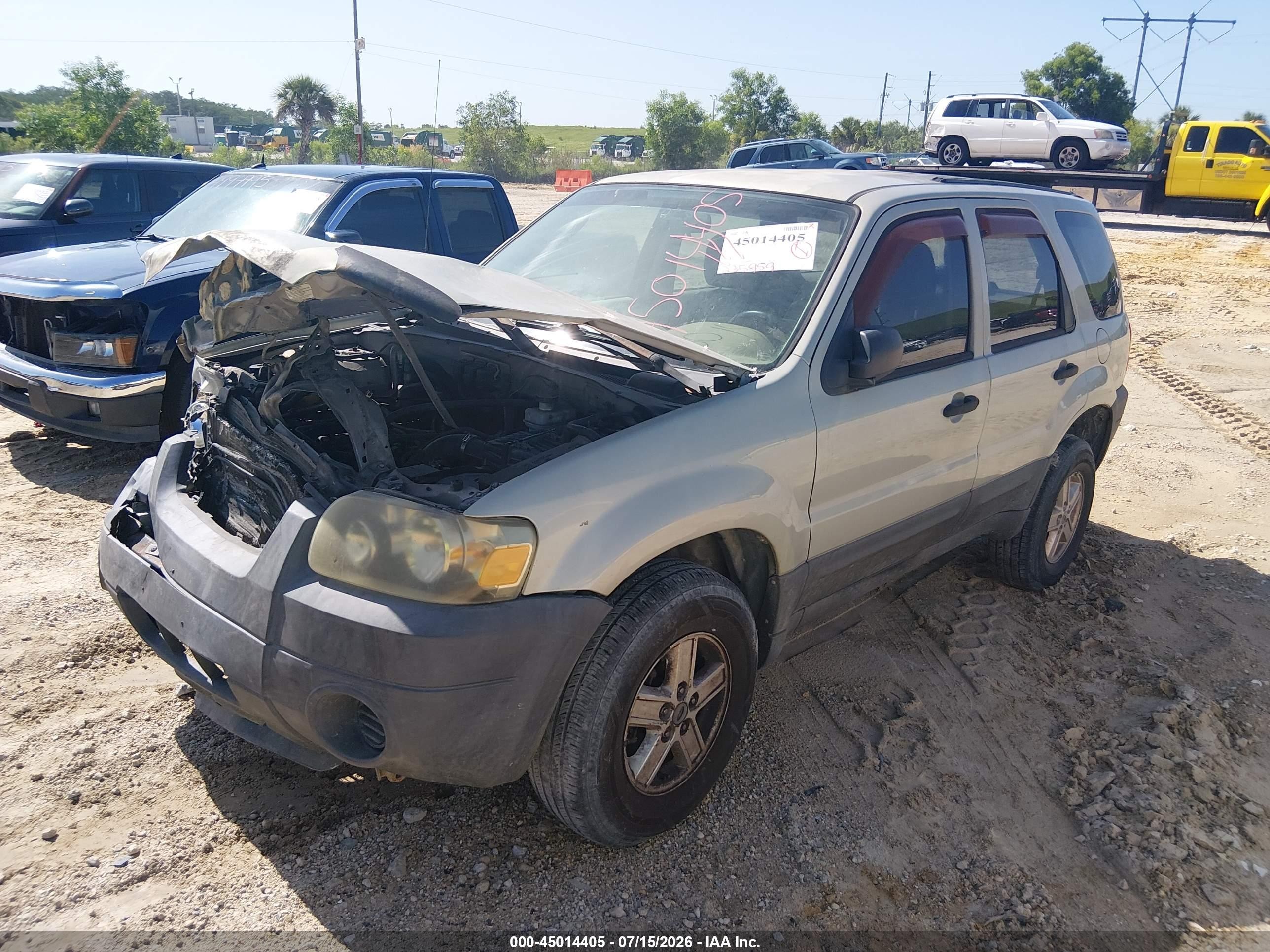 2006 Ford Escape Xls/xls Manual Gray vin: 1FMYU02Z96KA24714