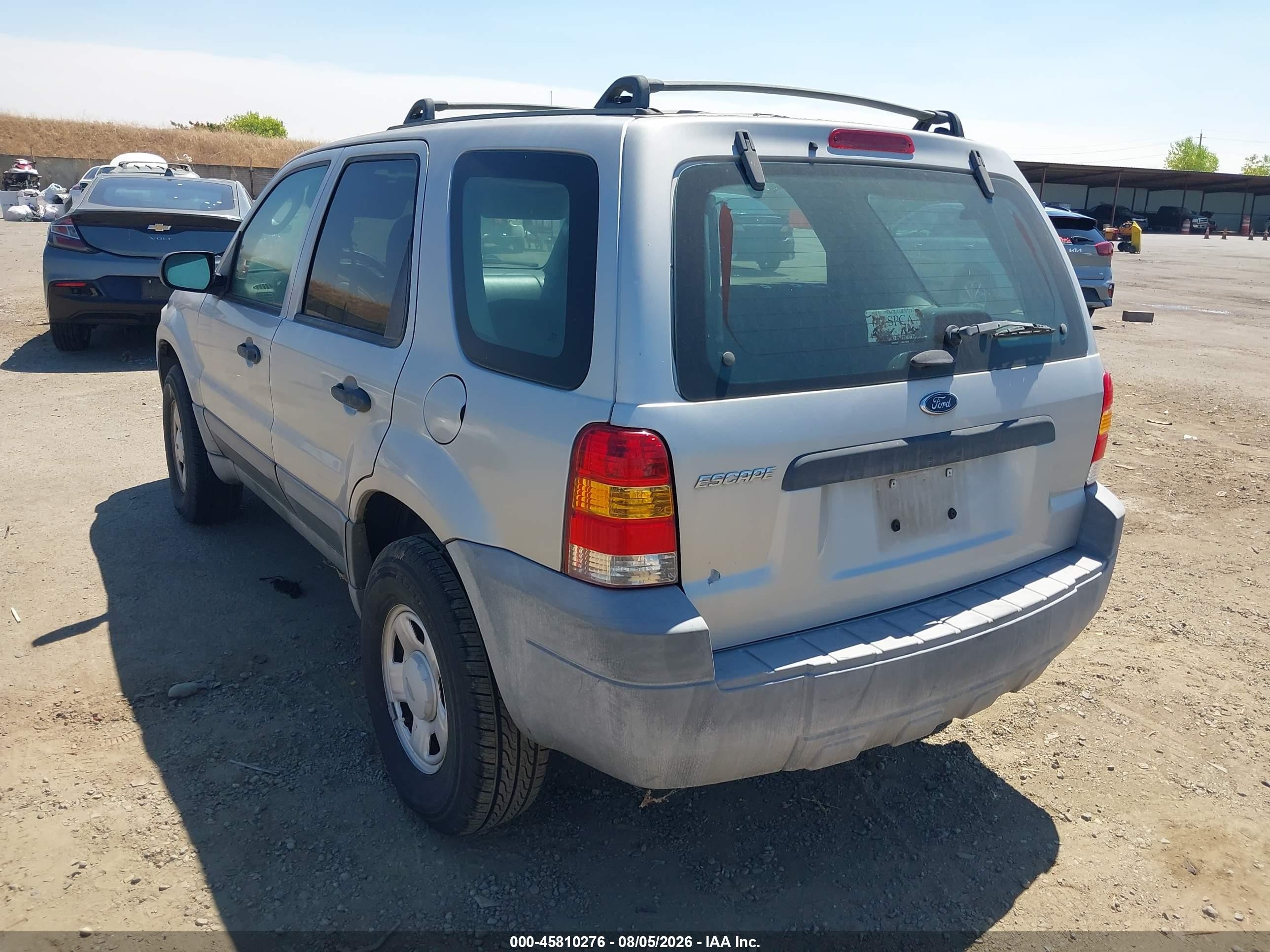2005 Ford Escape Xls Silver vin: 1FMYU02ZX5KA84225