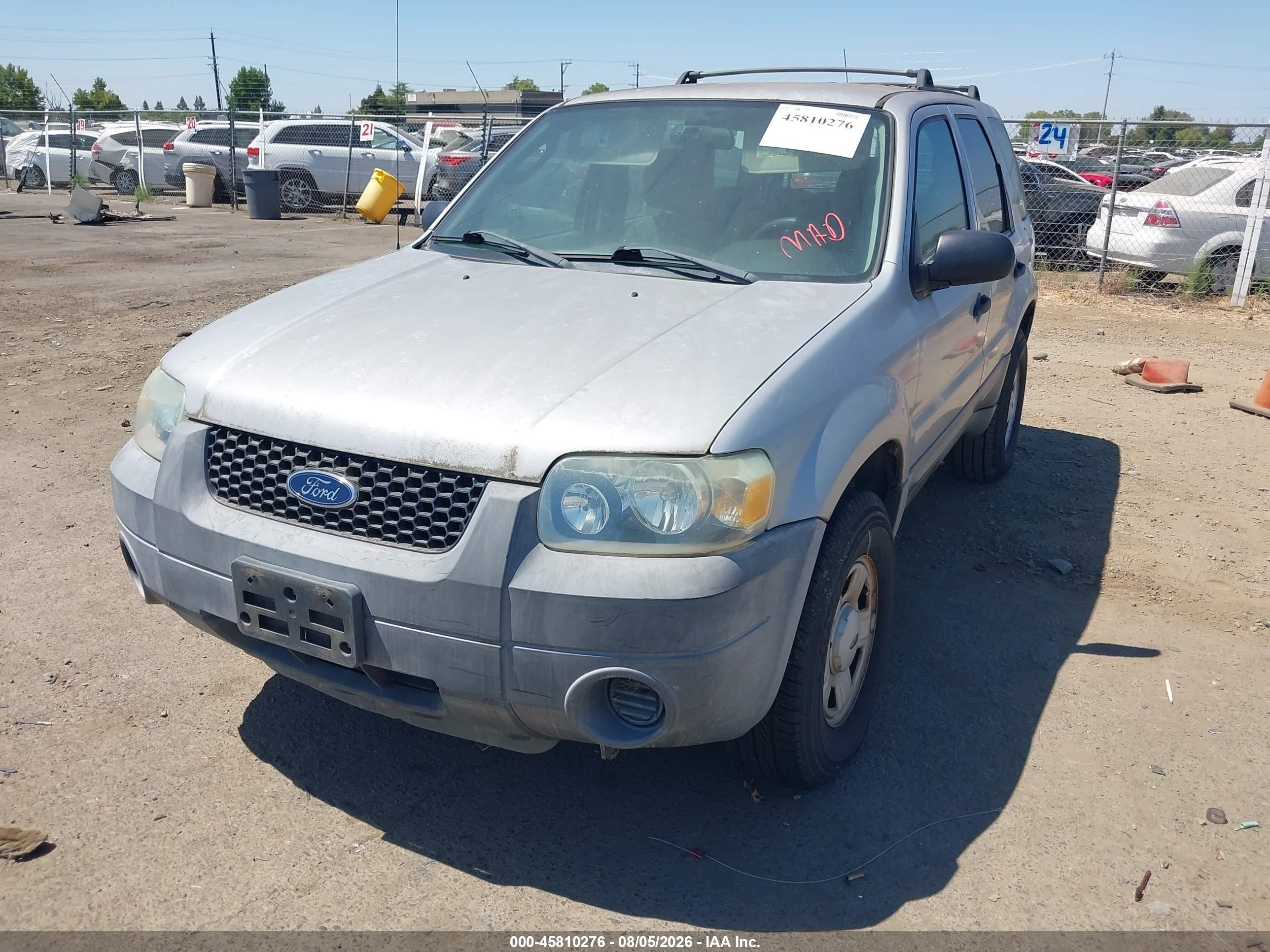2005 Ford Escape Xls Silver vin: 1FMYU02ZX5KA84225