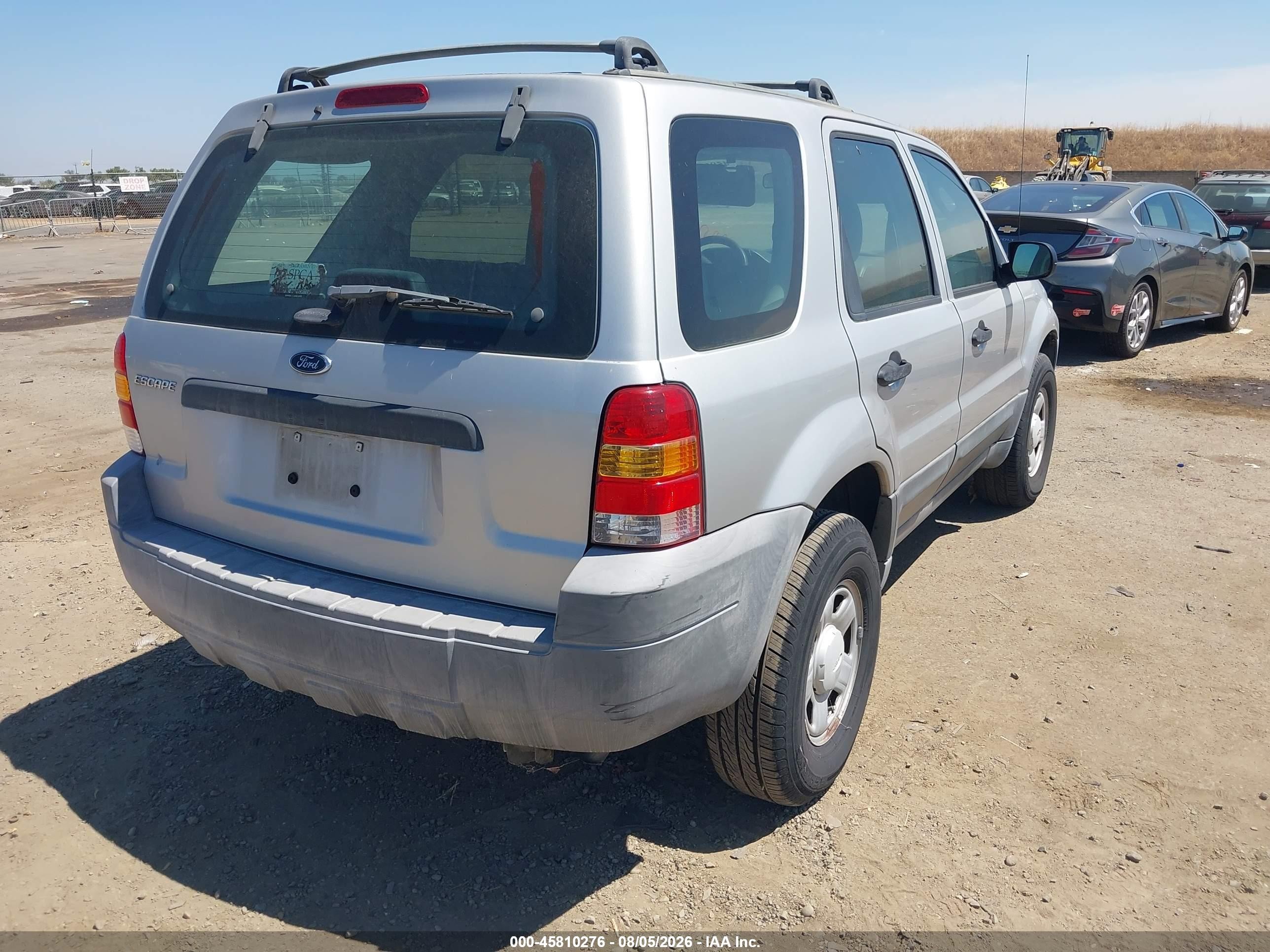 2005 Ford Escape Xls Silver vin: 1FMYU02ZX5KA84225