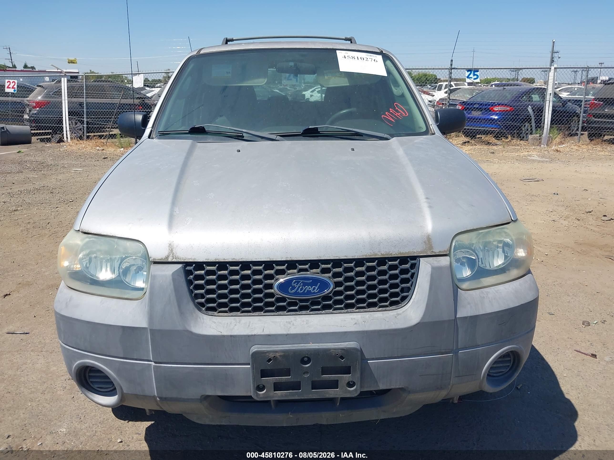 2005 Ford Escape Xls Silver vin: 1FMYU02ZX5KA84225