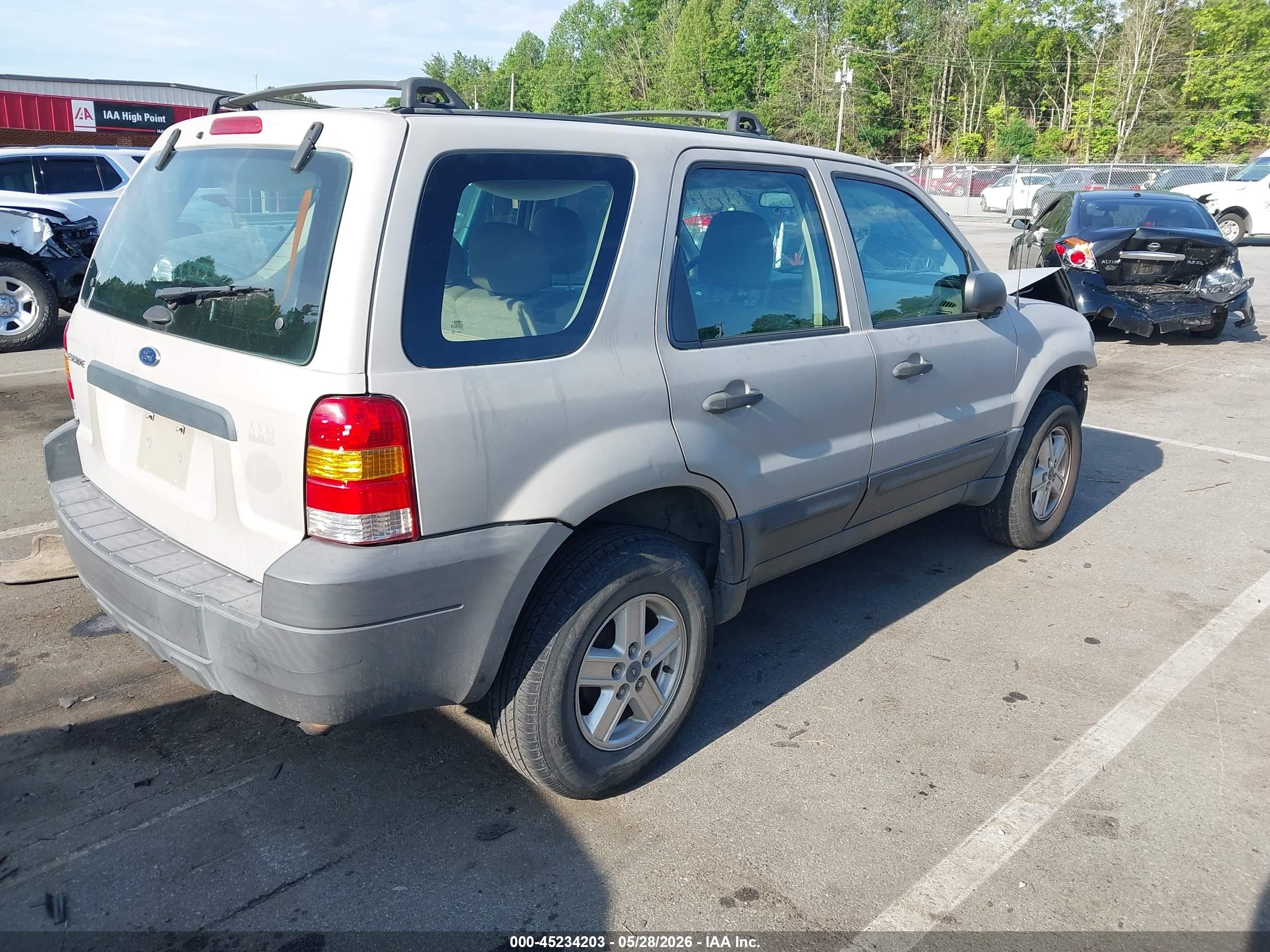 2007 Ford Escape Xls/xls Manual Cream vin: 1FMYU02ZX7KA30216