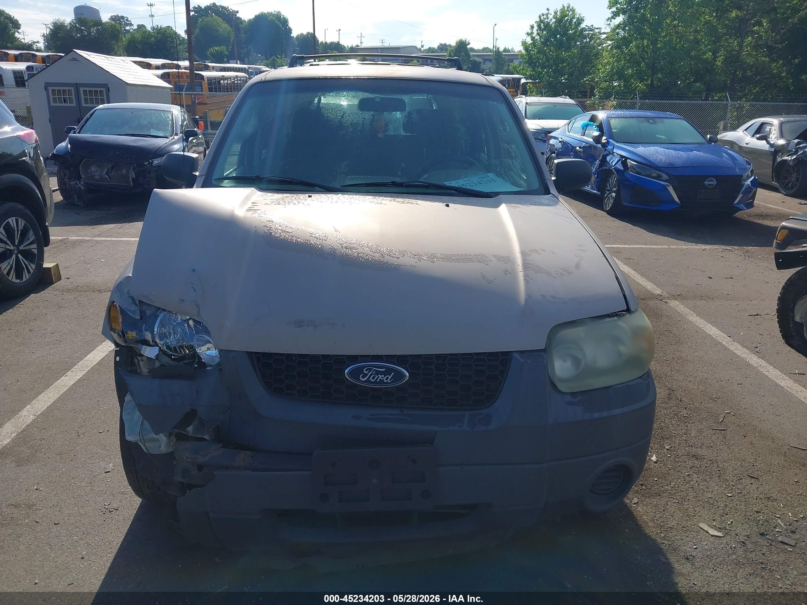 2007 Ford Escape Xls/xls Manual Cream vin: 1FMYU02ZX7KA30216