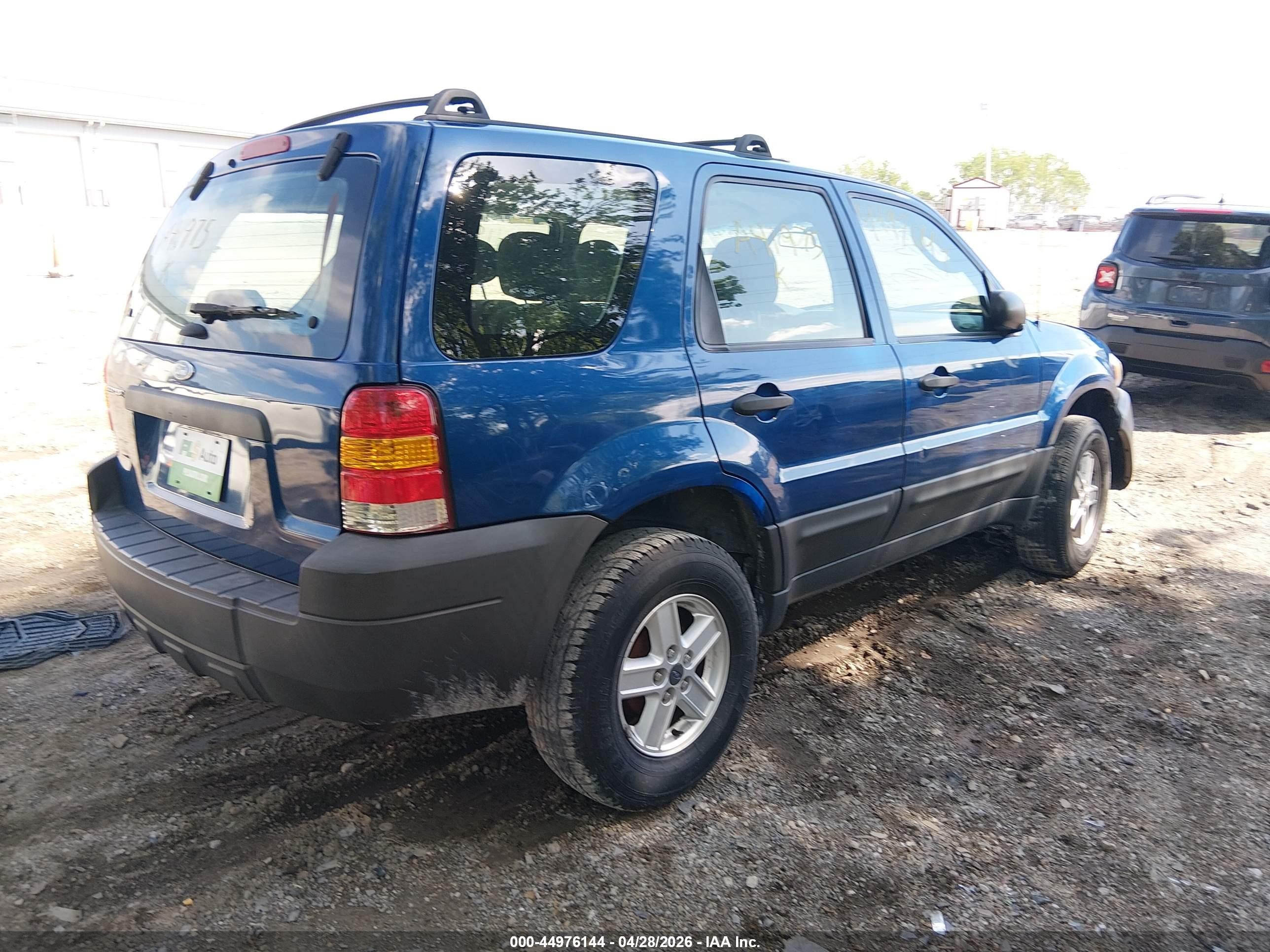 2007 Ford Escape Xls/xls Manual Синий vin: 1FMYU02ZX7KA41975