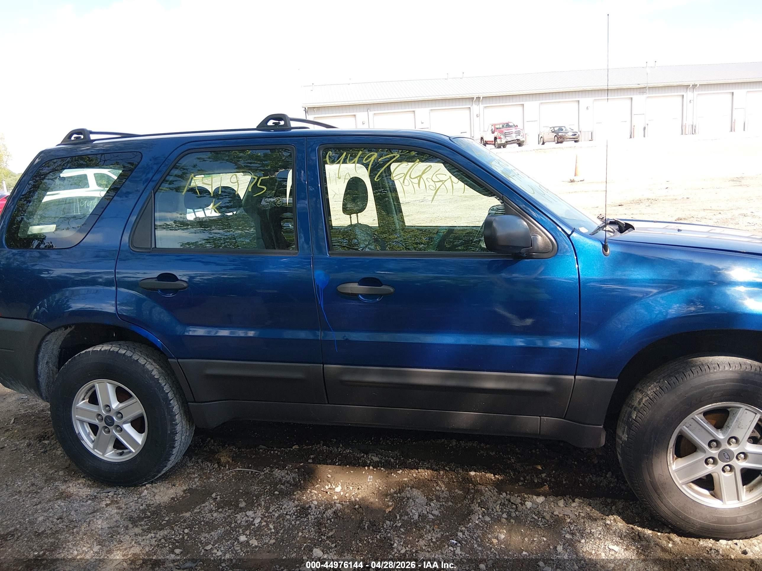 2007 Ford Escape Xls/xls Manual Синий vin: 1FMYU02ZX7KA41975