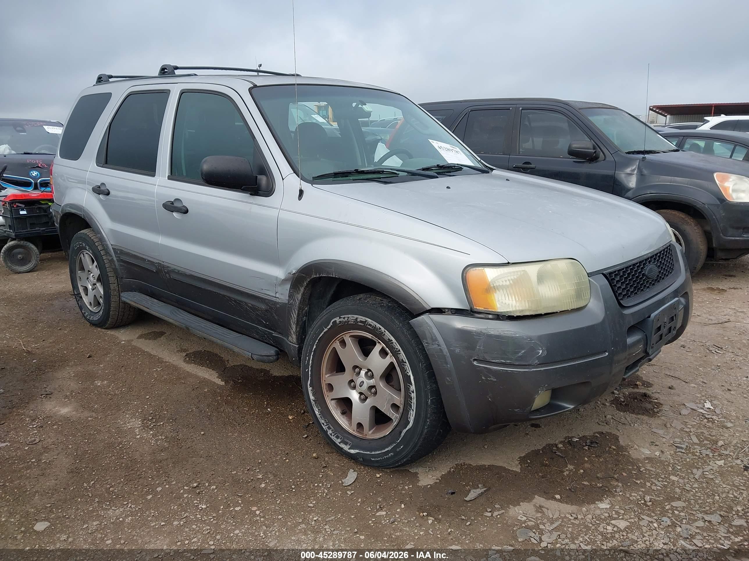 2003 Ford Escape Xlt Gray vin: 1FMYU03103KD48879