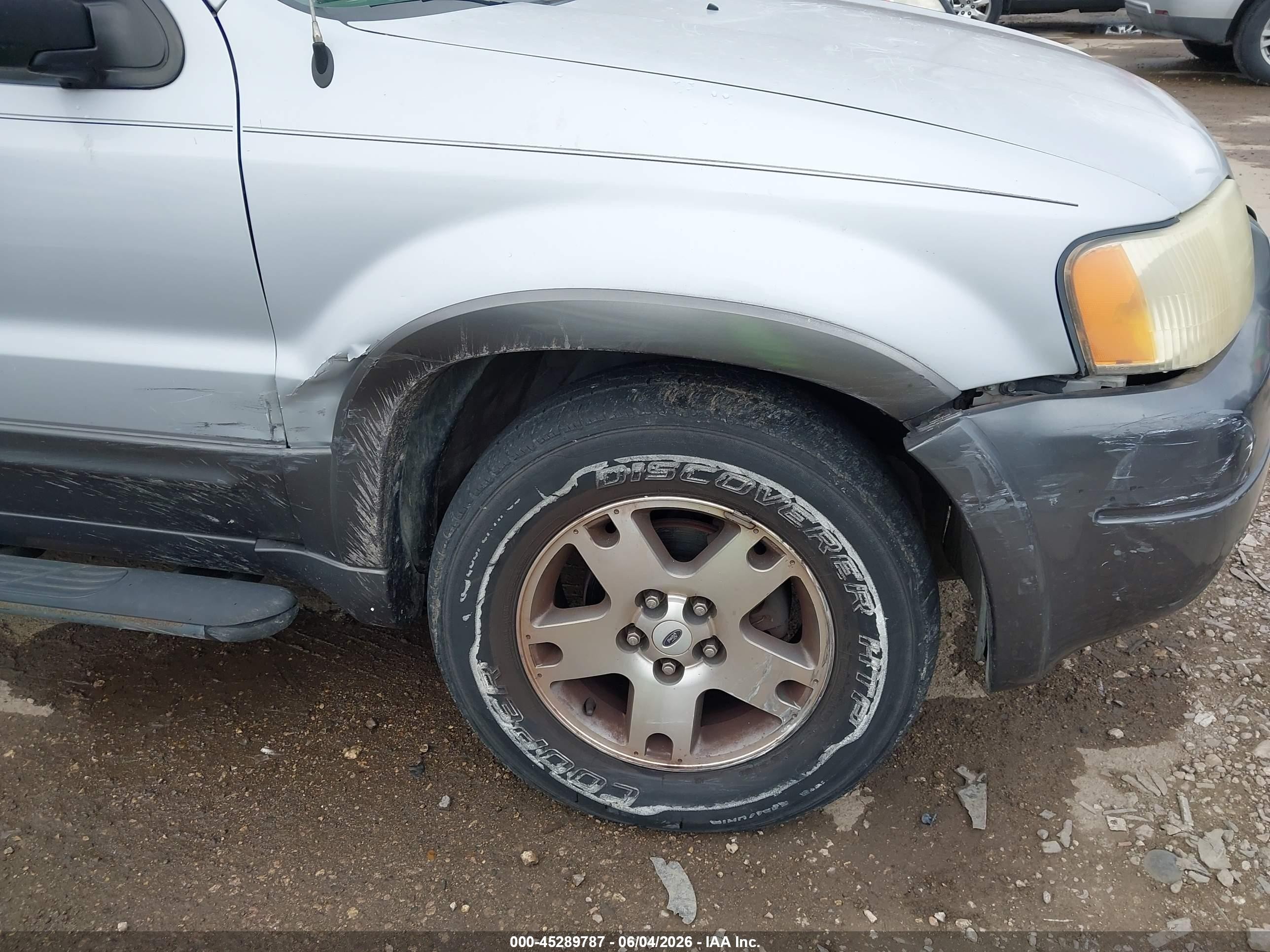 2003 Ford Escape Xlt Gray vin: 1FMYU03103KD48879