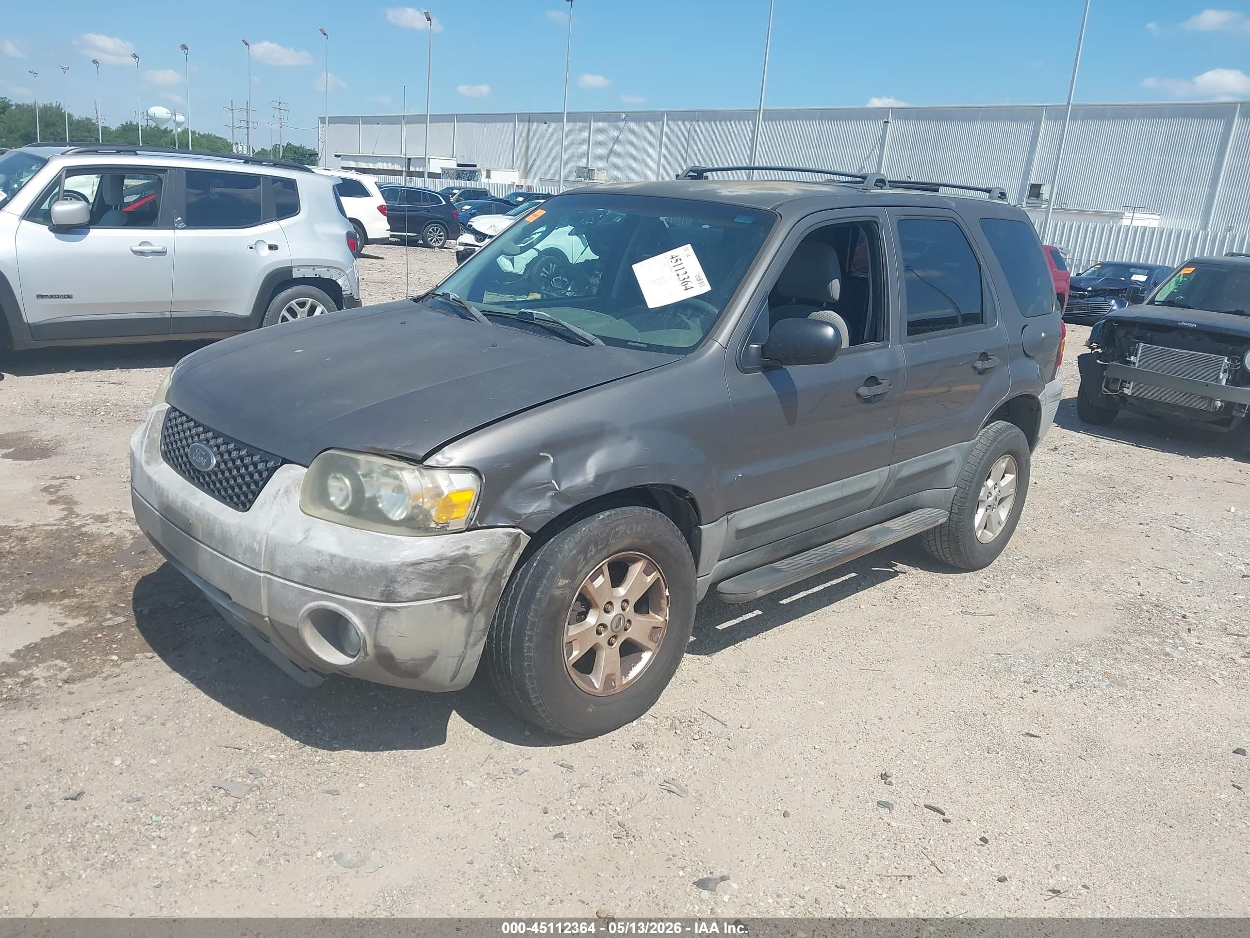 2005 Ford Escape Xlt Gray vin: 1FMYU03105KA23362