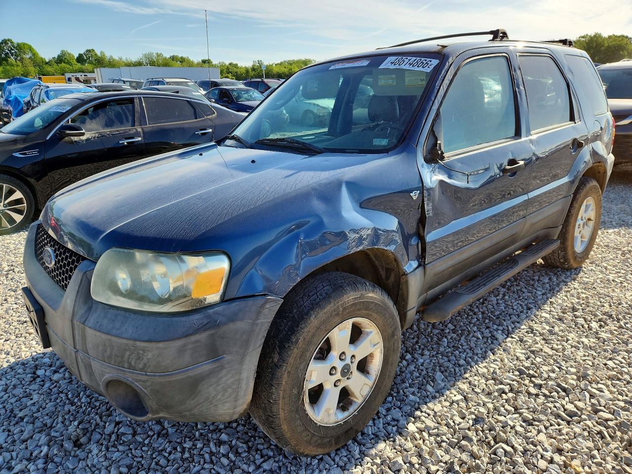 2005 Ford Escape Xlt Blue vin: 1FMYU03105KA88762