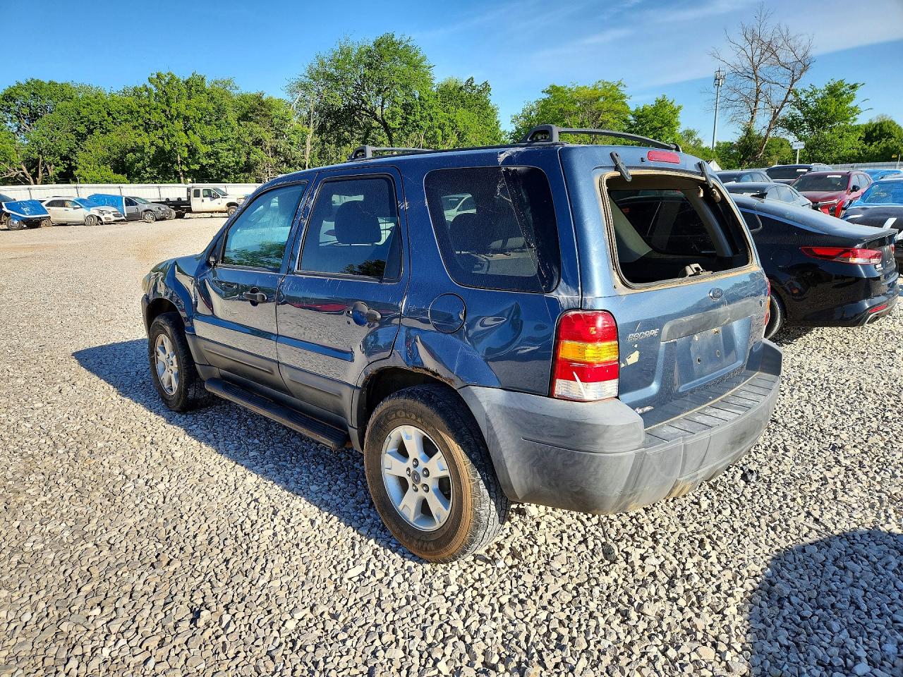 2005 Ford Escape Xlt Blue vin: 1FMYU03105KA88762