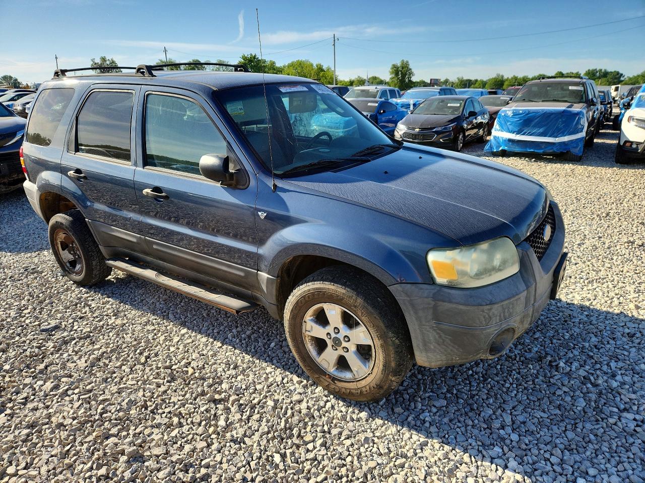 2005 Ford Escape Xlt Blue vin: 1FMYU03105KA88762