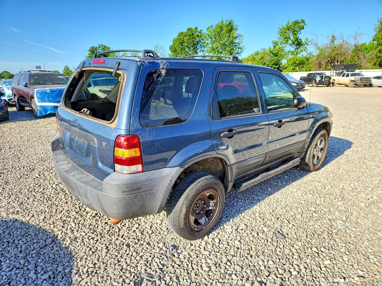 2005 Ford Escape Xlt Blue vin: 1FMYU03105KA88762