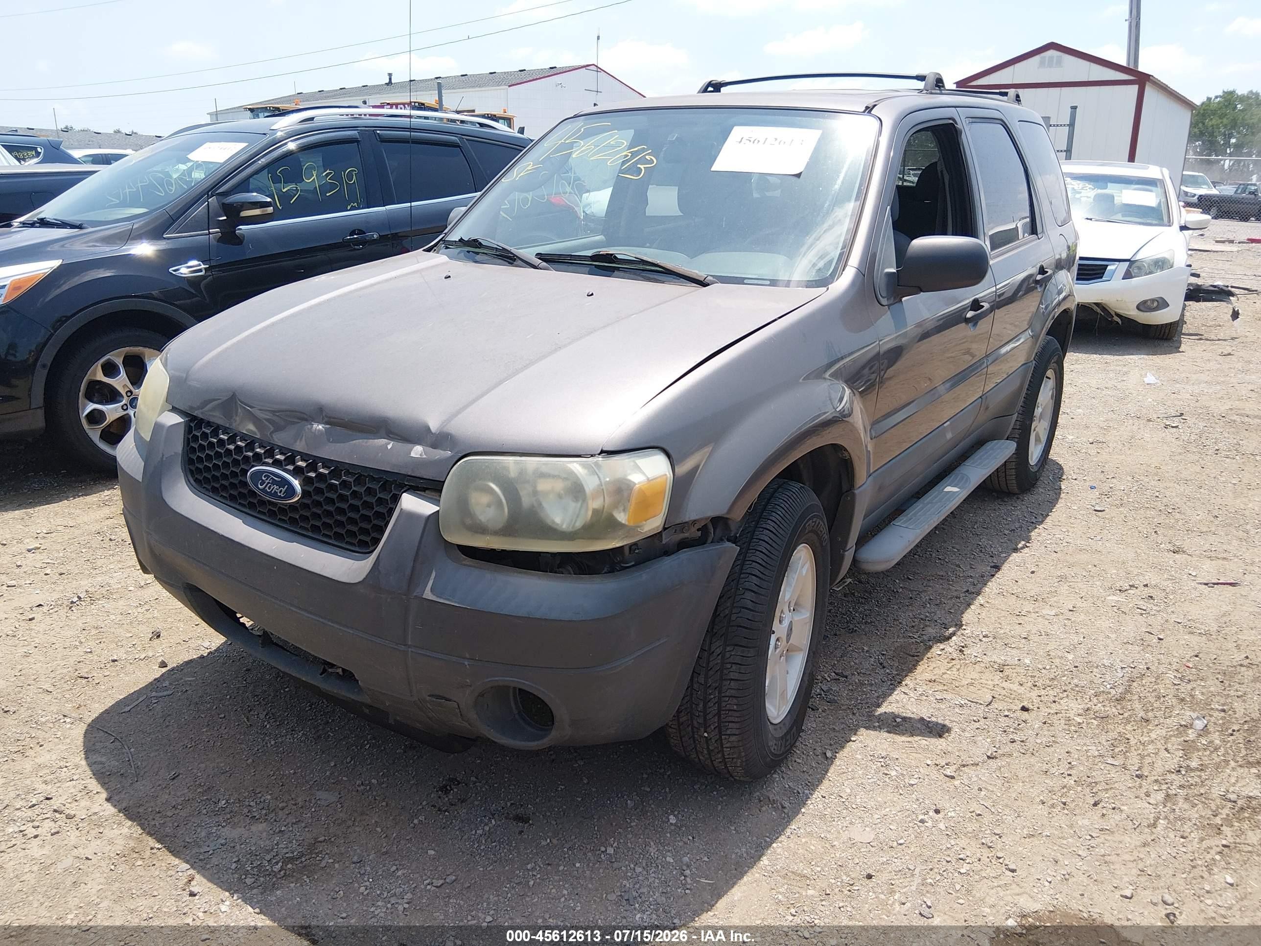 2005 Ford Escape Xlt Серый vin: 1FMYU03105KE40948
