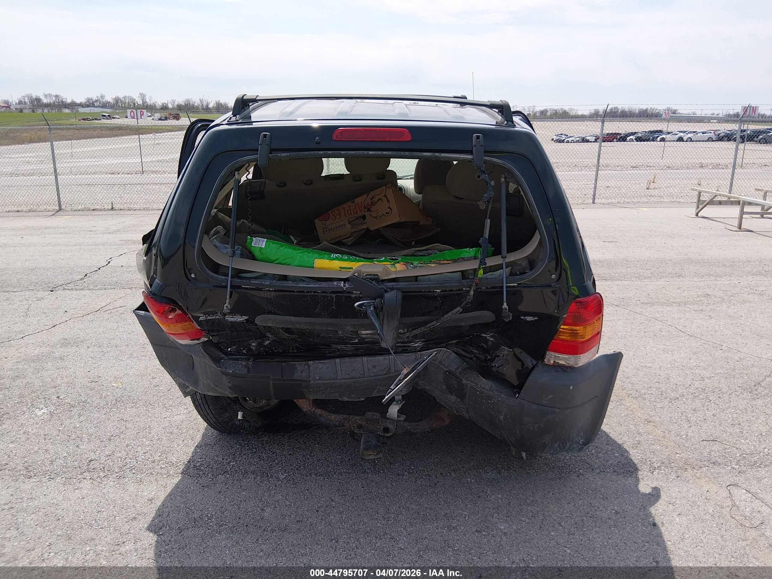 2007 Ford Escape Xlt/xlt Sport Black vin: 1FMYU03107KB17079