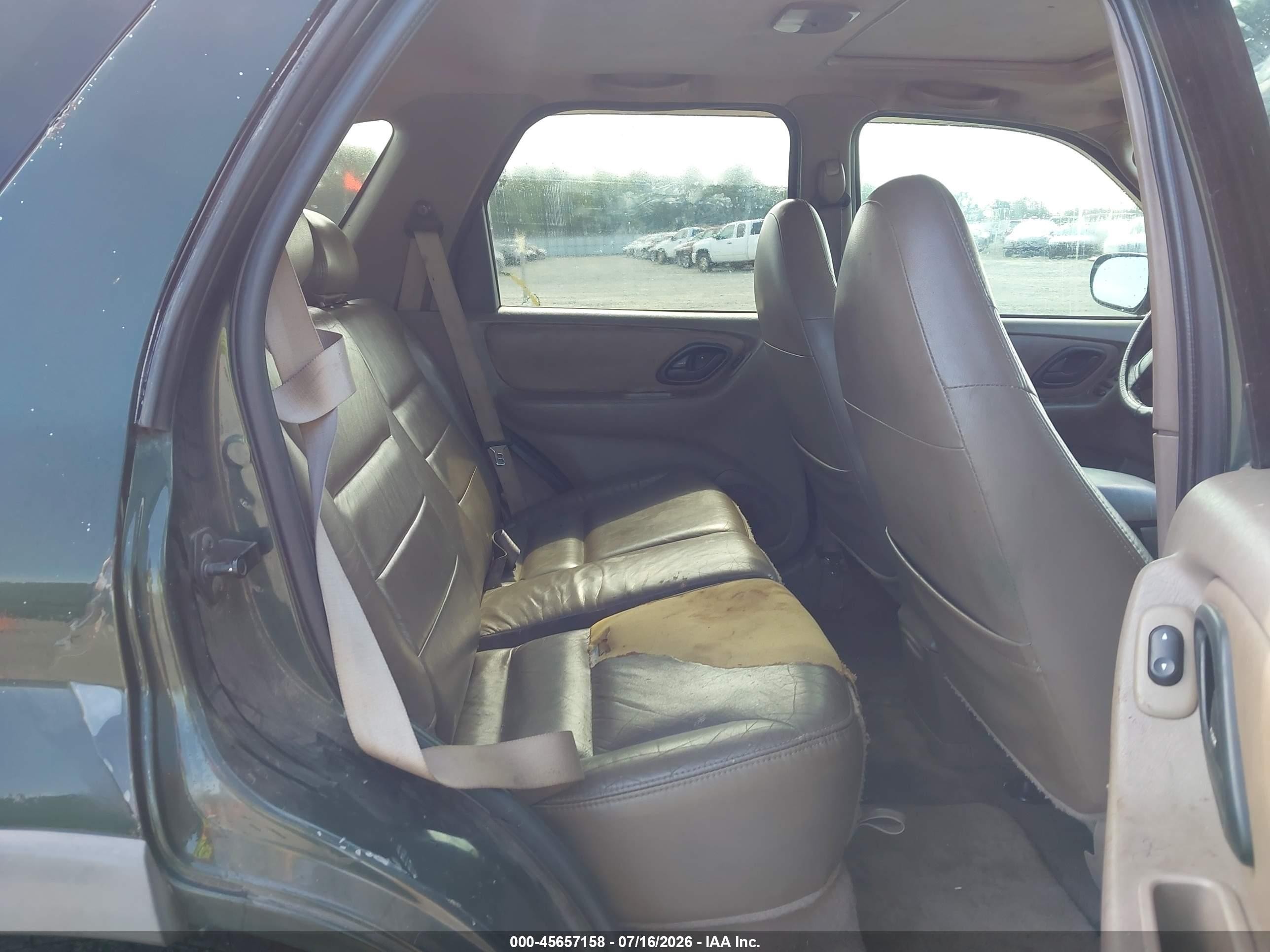 2001 Ford Escape Xlt Green vin: 1FMYU03111KB62703