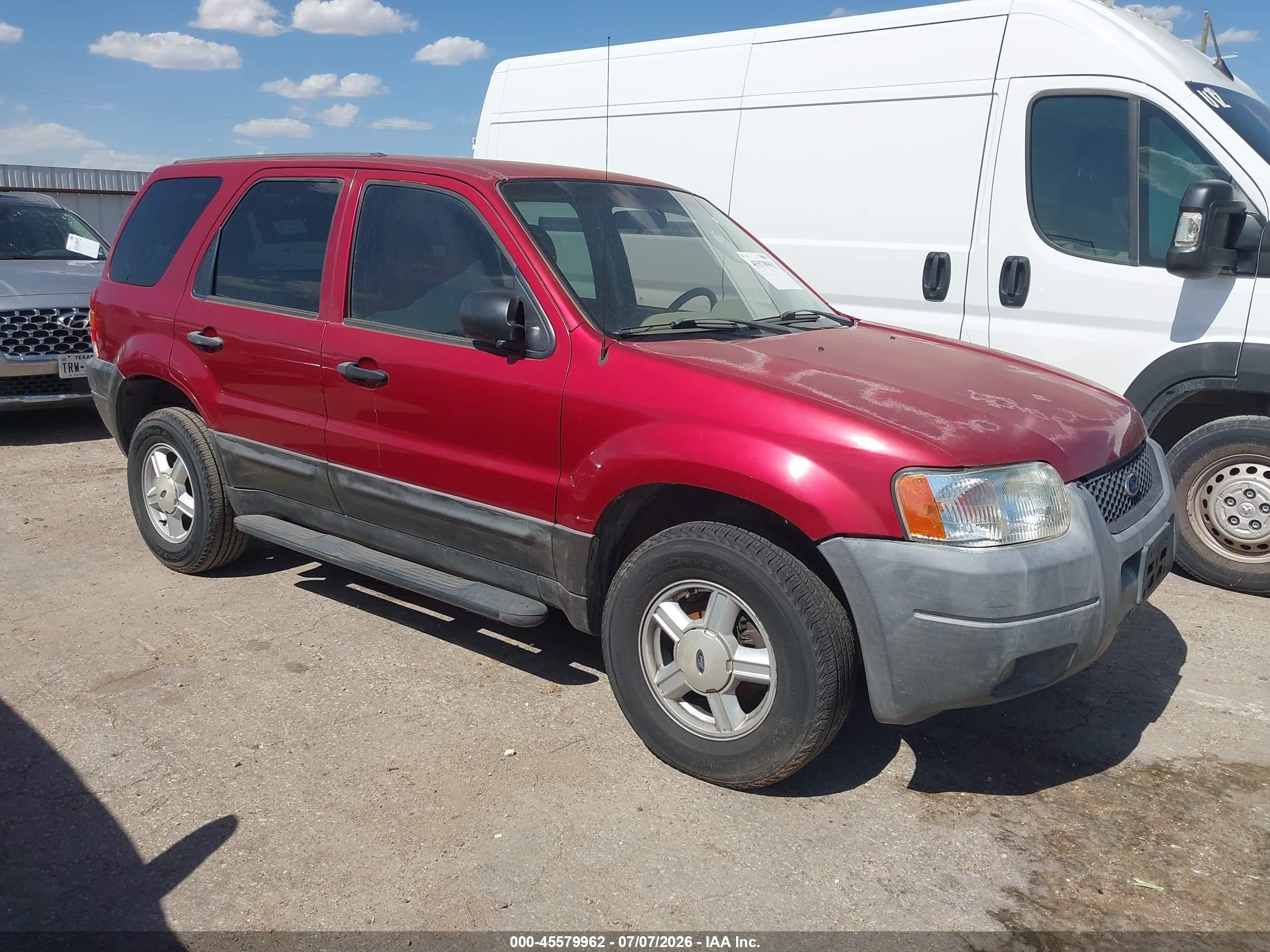 2003 Ford Escape Xlt Maroon vin: 1FMYU03113KB23306