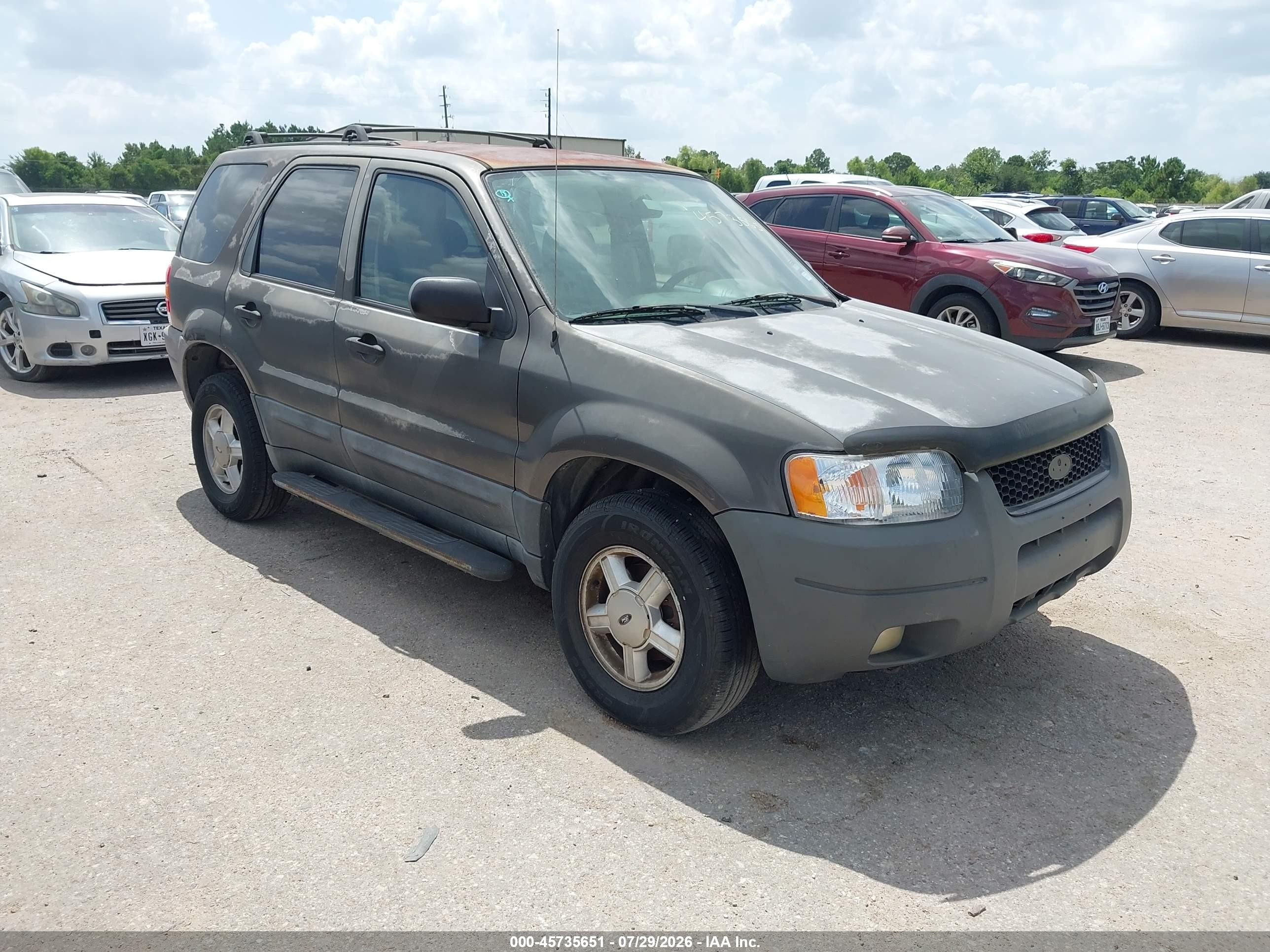 2003 Ford Escape Xlt Gray vin: 1FMYU03113KD07807