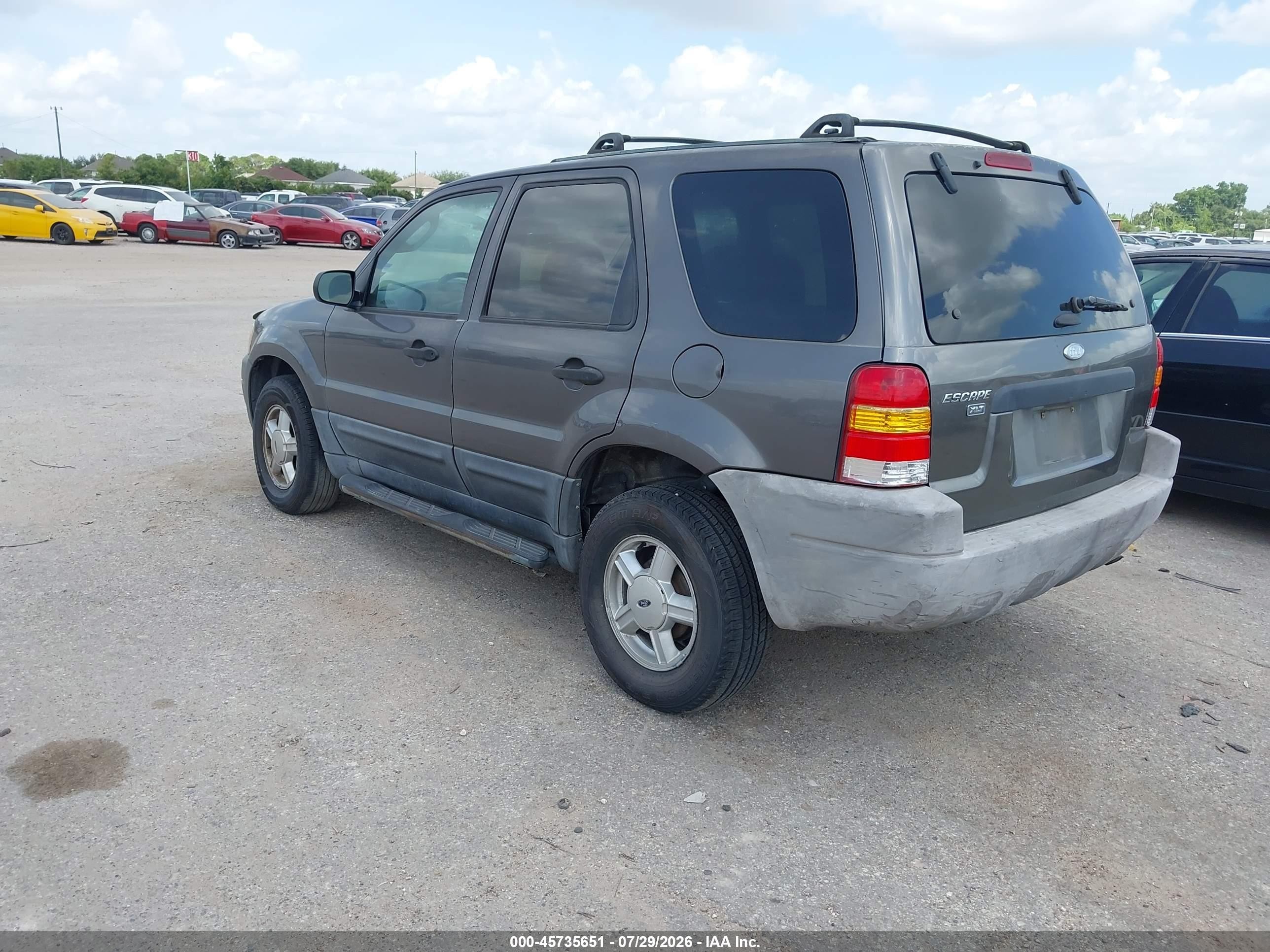 2003 Ford Escape Xlt Gray vin: 1FMYU03113KD07807