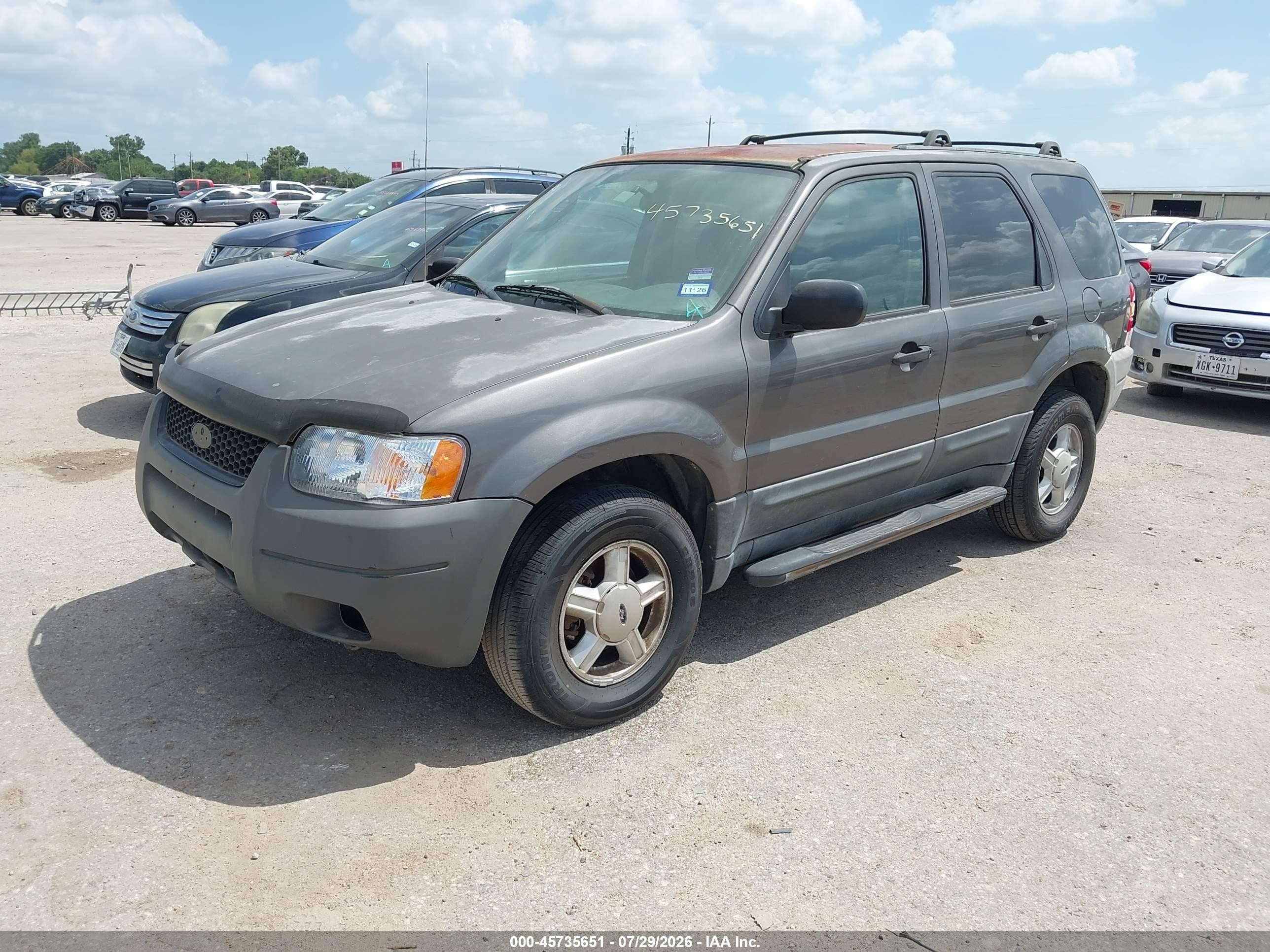 2003 Ford Escape Xlt Gray vin: 1FMYU03113KD07807
