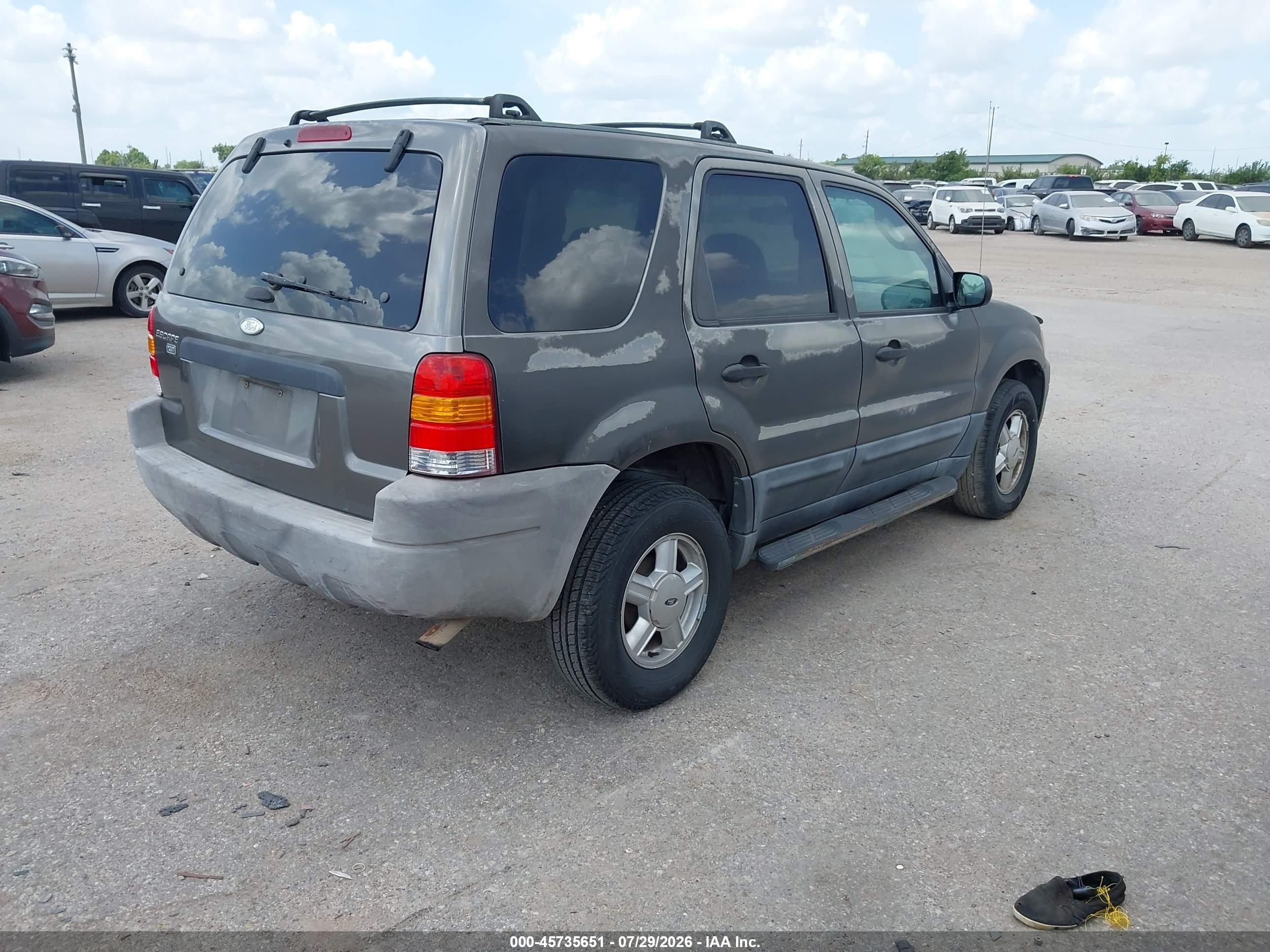 2003 Ford Escape Xlt Gray vin: 1FMYU03113KD07807