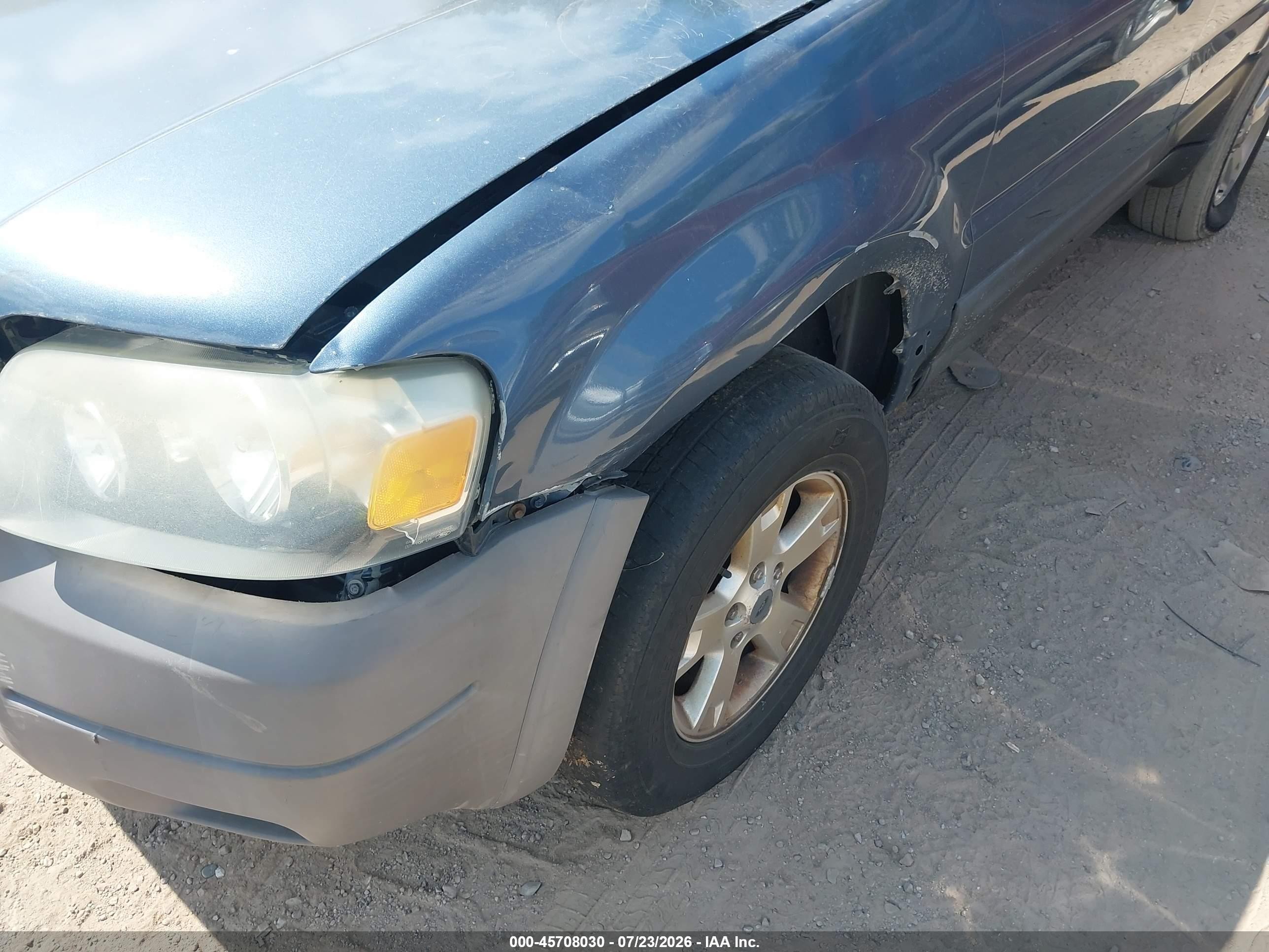 2005 Ford Escape Xlt Blue vin: 1FMYU03115KA35794