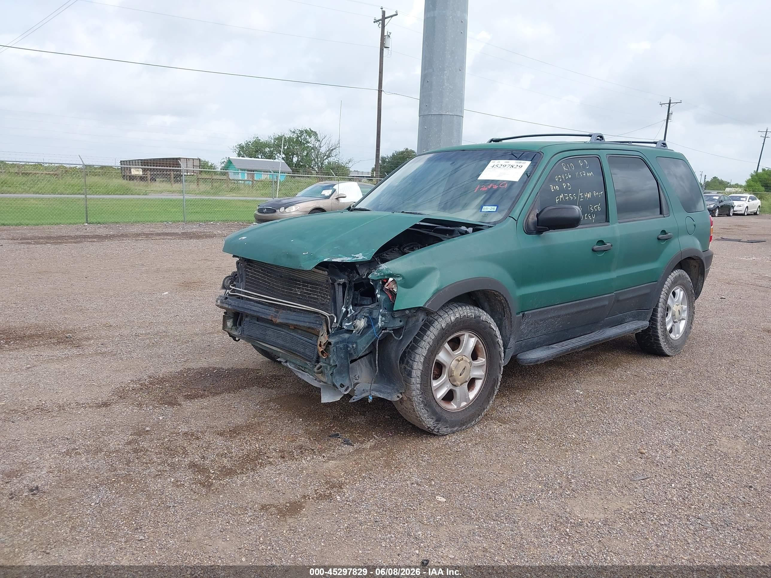 2002 Ford Escape Xlt Green vin: 1FMYU03122KA45603